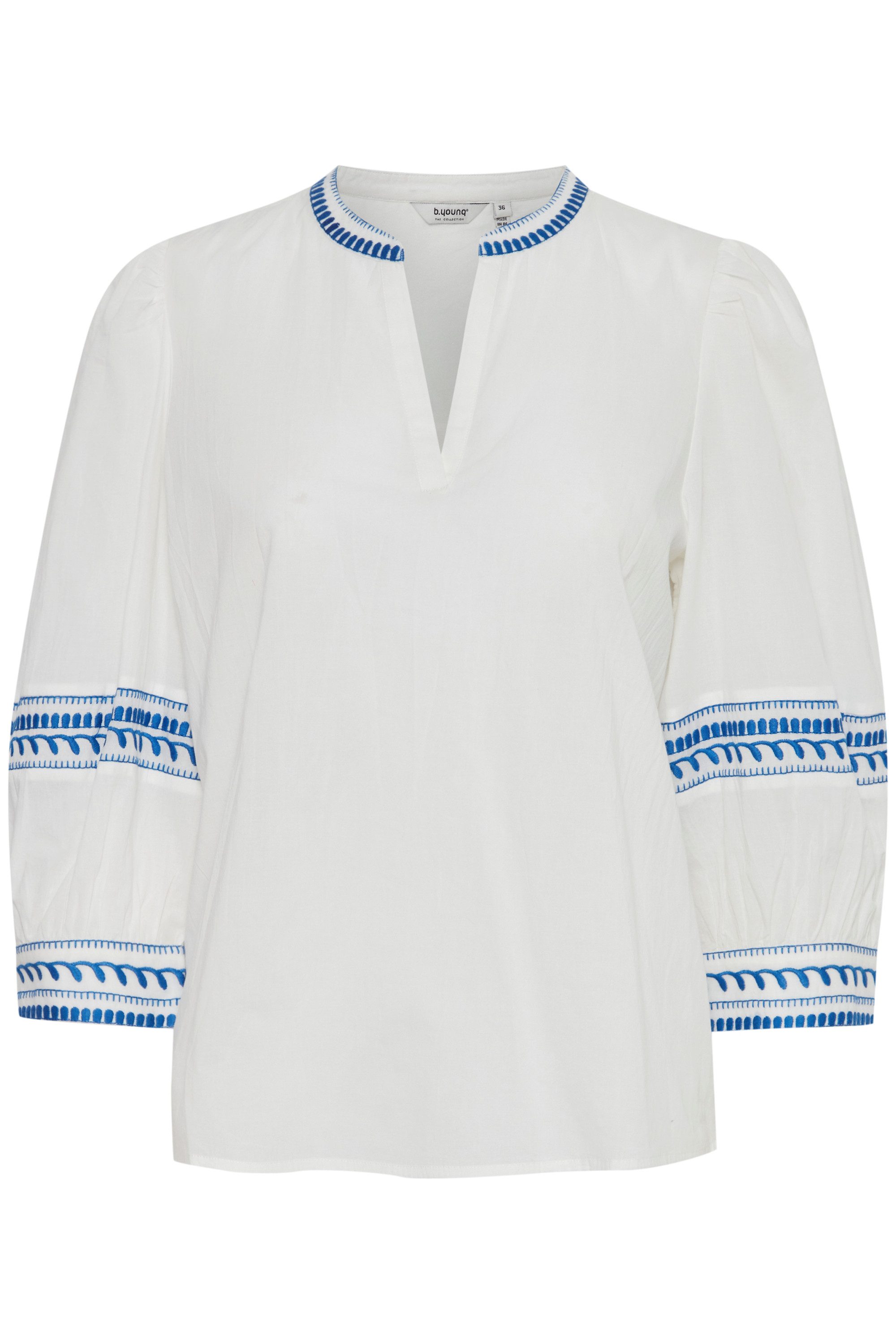 Langarmbluse Langarm-Bluse BYJIYA