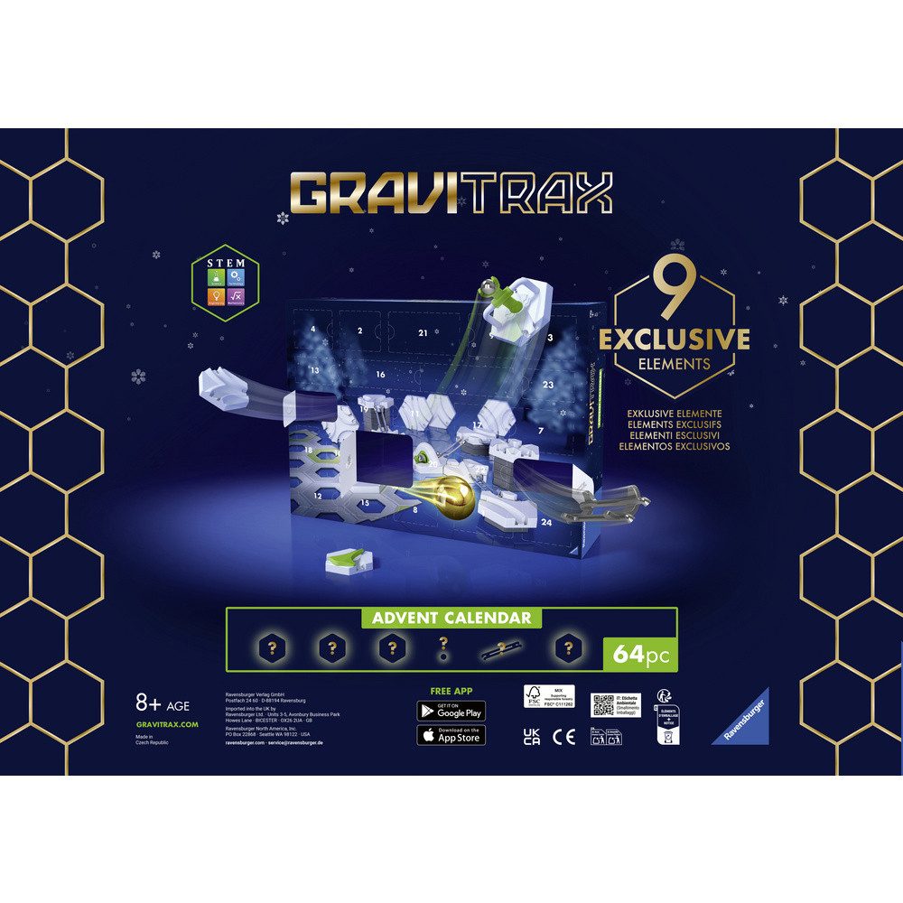 Ravensburger Календари Ravensburger GraviTrax Advent Calendar Slopes Spielwaren Adventskalen