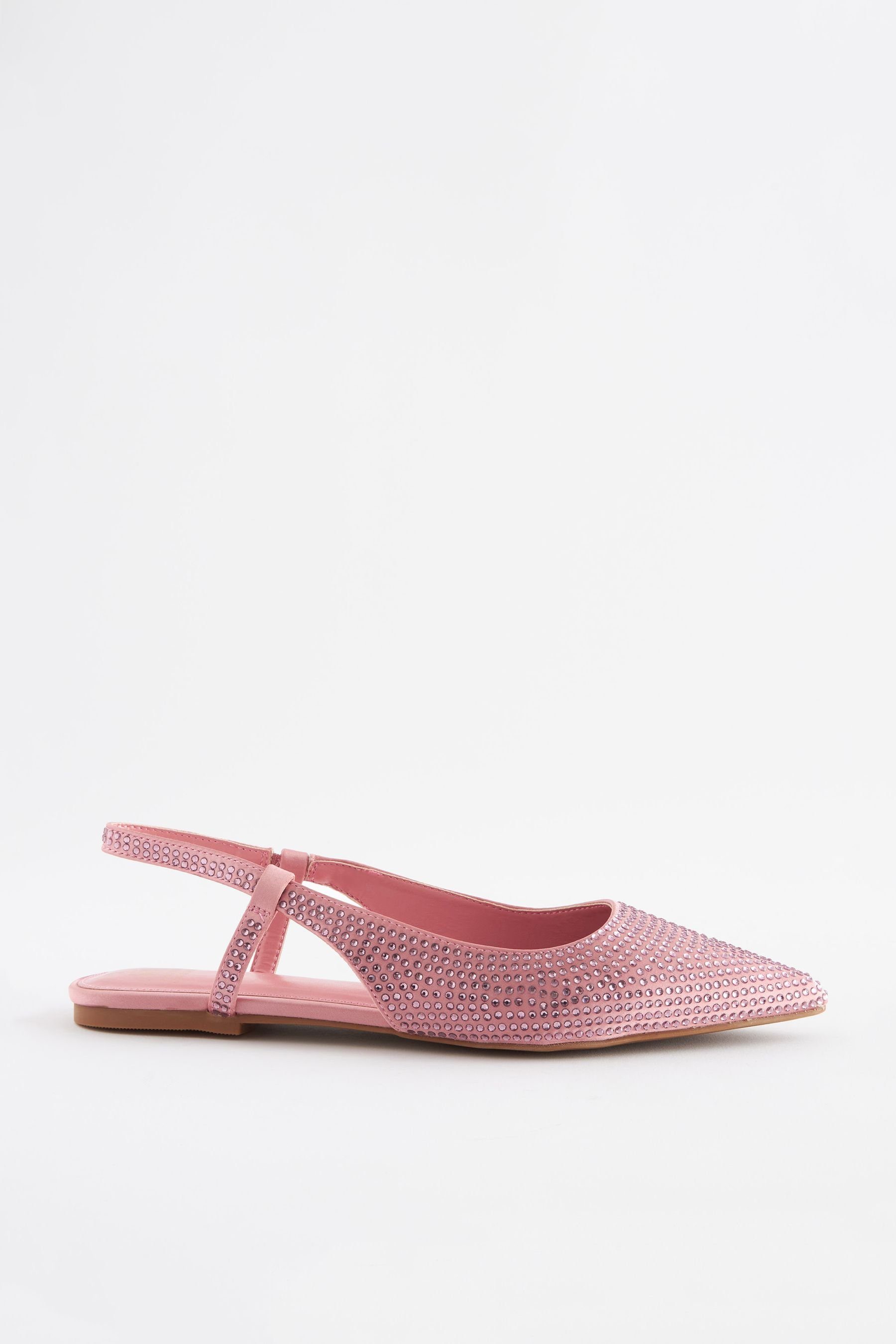 Next Forever Comfort® Spitze Schuhe mit Fersenriemen Slingsandale (1-tlg) Pink