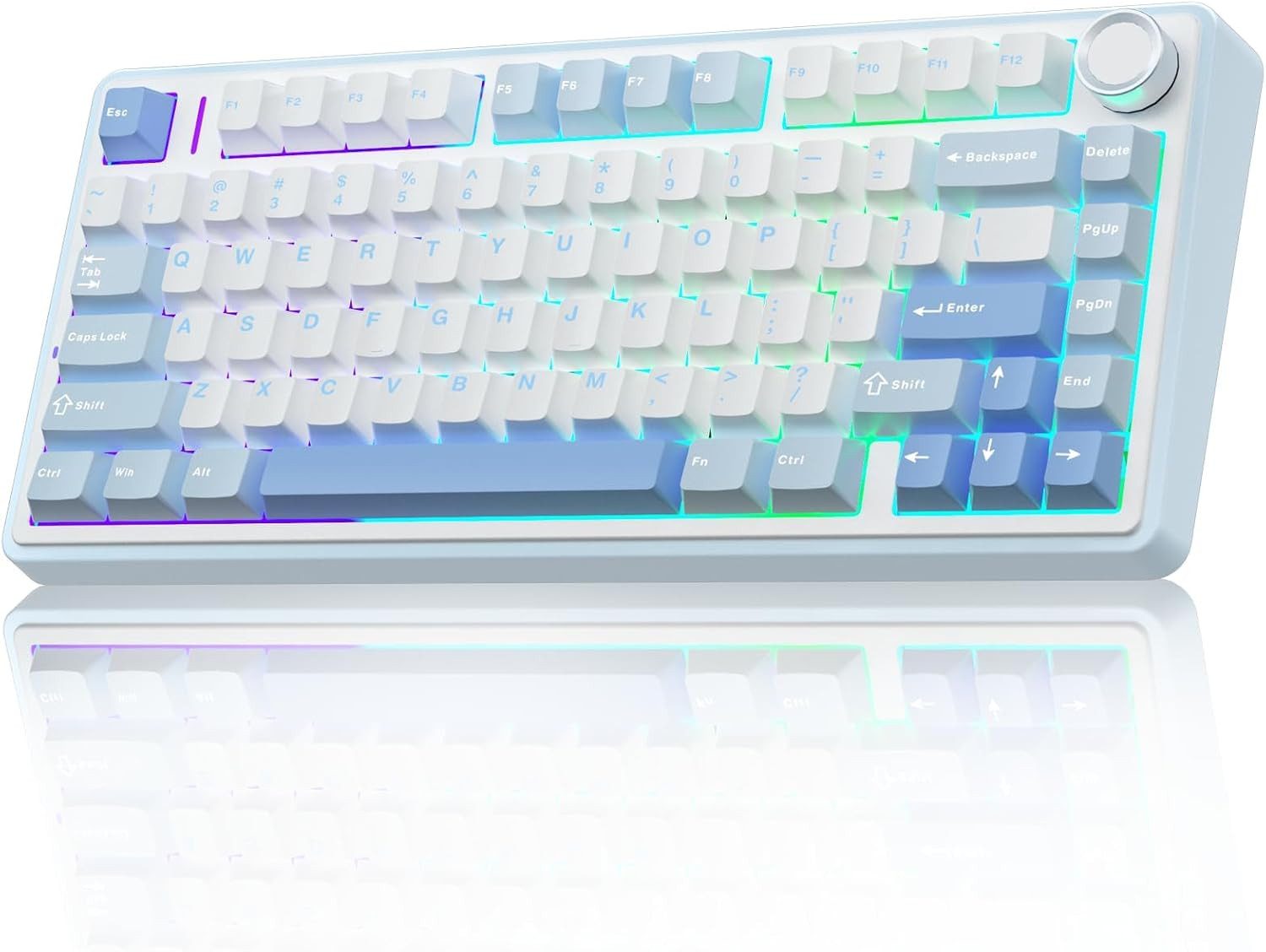 nsihing AULA F75 Mechanische Gaming Tastatur, RGB, Hot Swap, kabellos Gaming-Tastatur