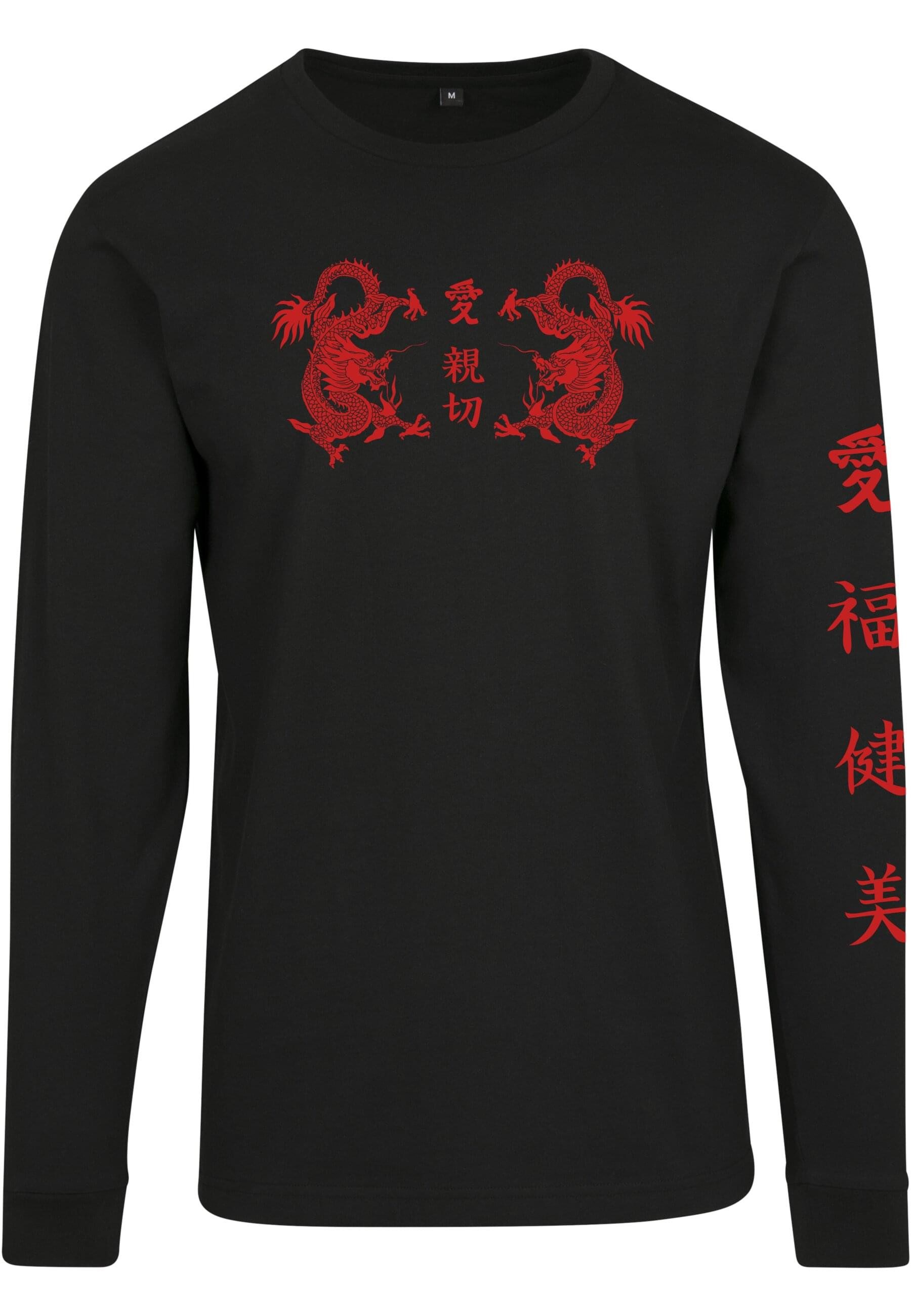 Longsleeve MisterTee Damen Ladies Chinese Letters Longsleeve