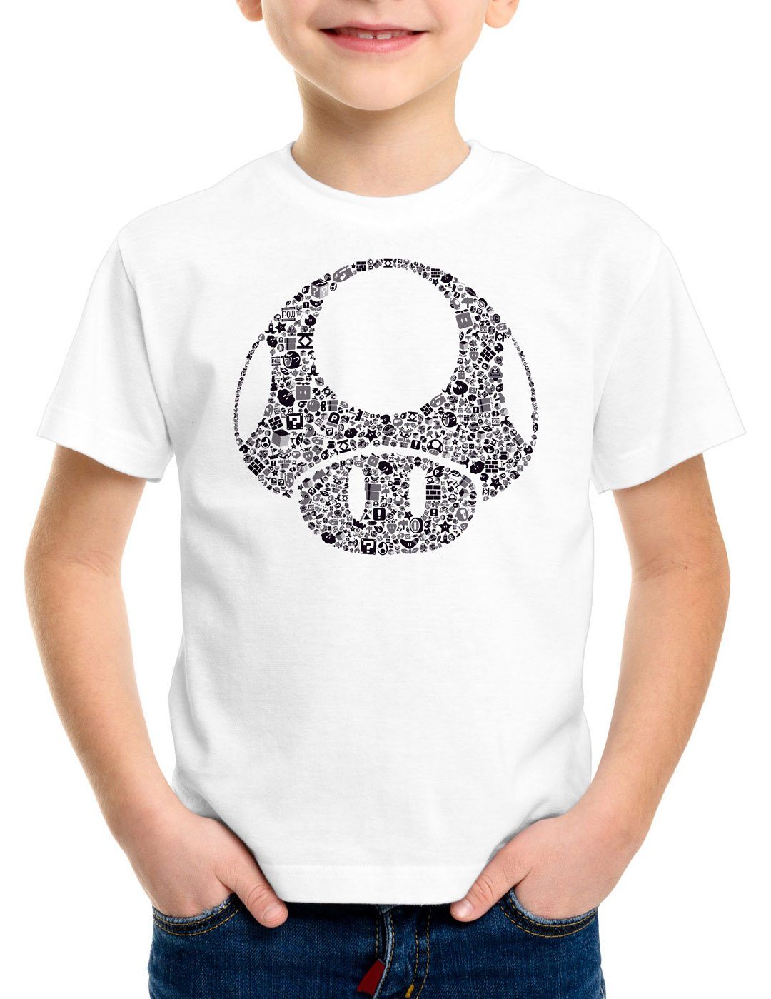 style3 T-Shirt Super Toad mario videospiel konsole super world game boy n64 snes