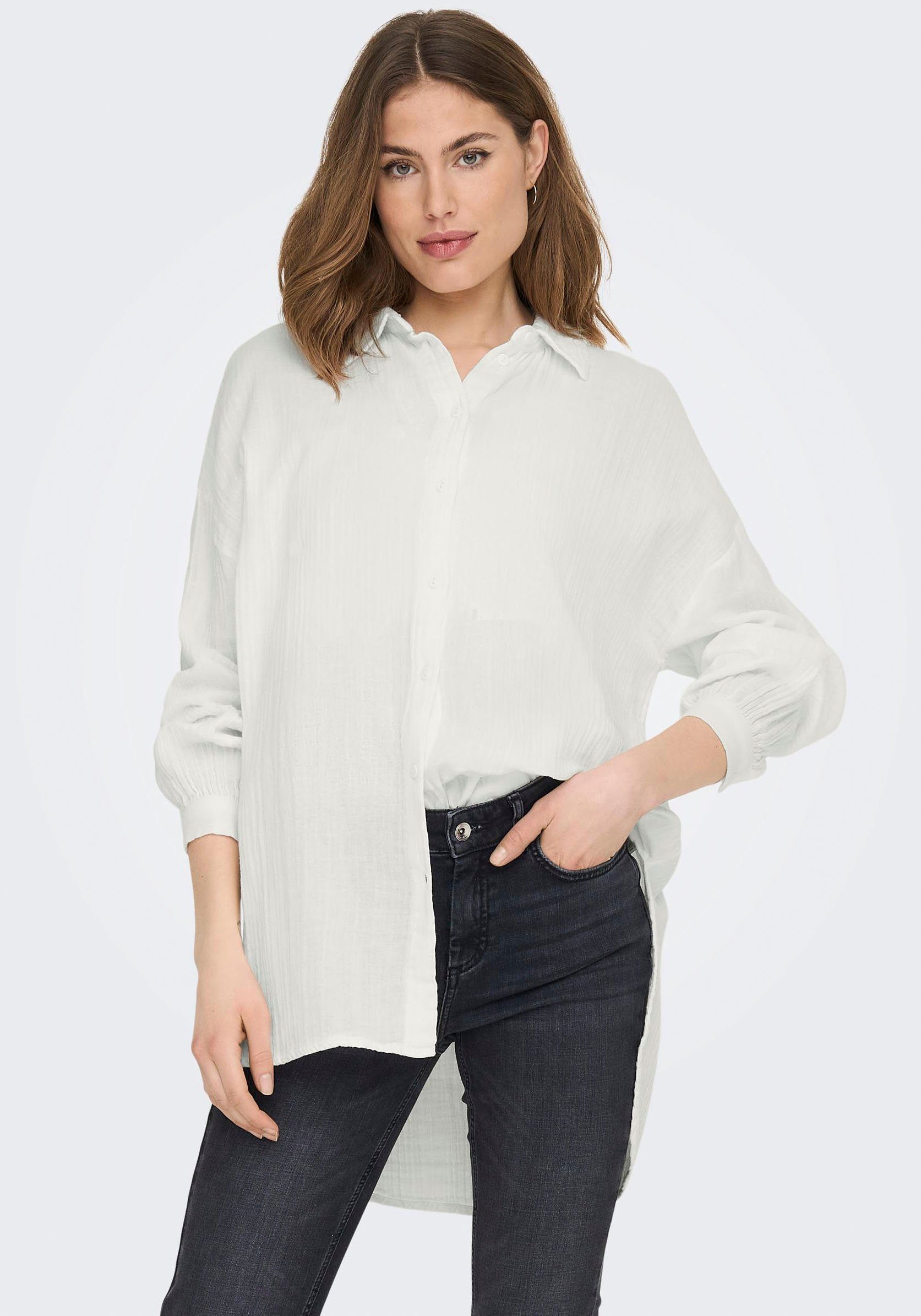 ONLY Longbluse ONLTHYRA OVERSIZED SHIRT NOOS günstig online kaufen