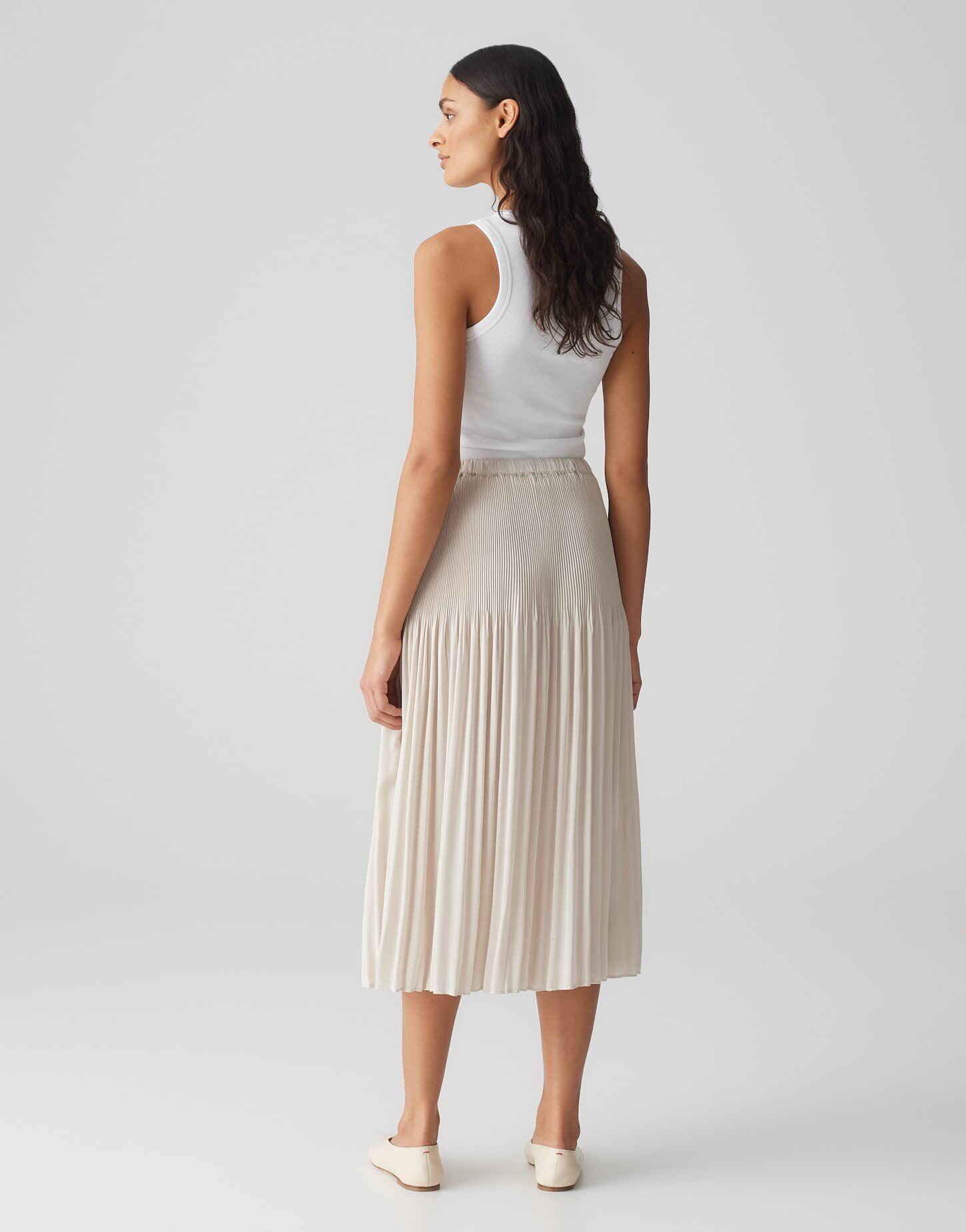 OPUS Plisseerock RIBANE FRENCH A-Linie mit Komfortbund