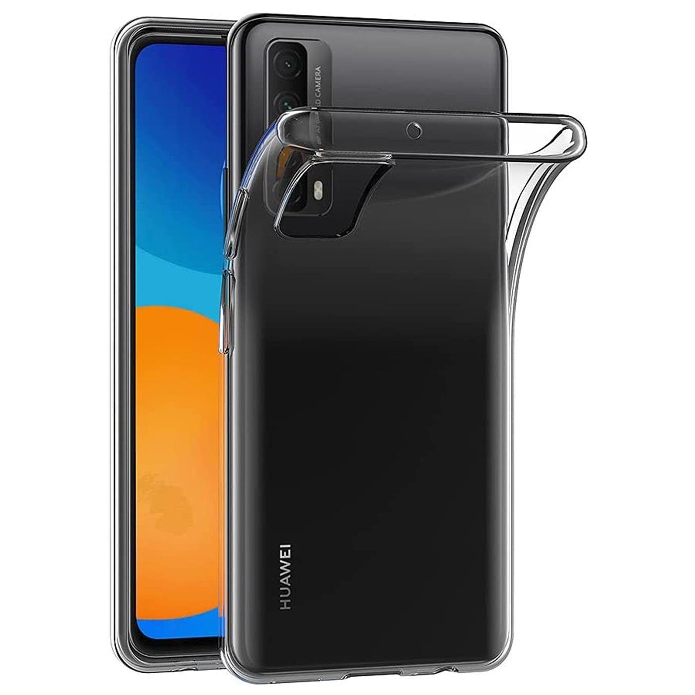 CoolGadget Handyhülle Transparent Ultra Slim Case für Huawei P Smart