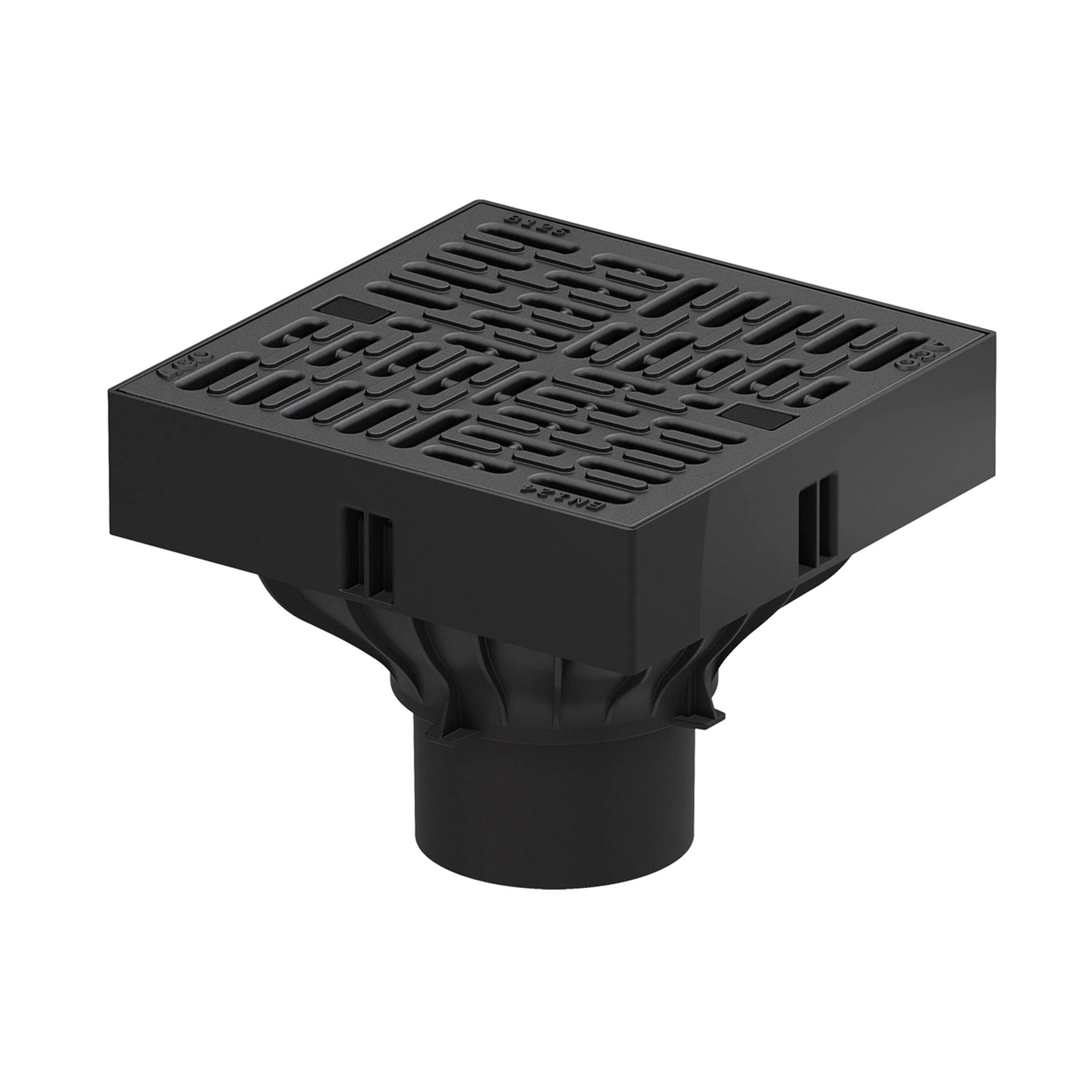 ACO Severin Ahlmann GmbH & Co. KG Haus- und Hofablauf ACO Self XtraPoint Bodenablauf B125 mit PP-Rost und Ø110 mm Abgang, 1-tlg.