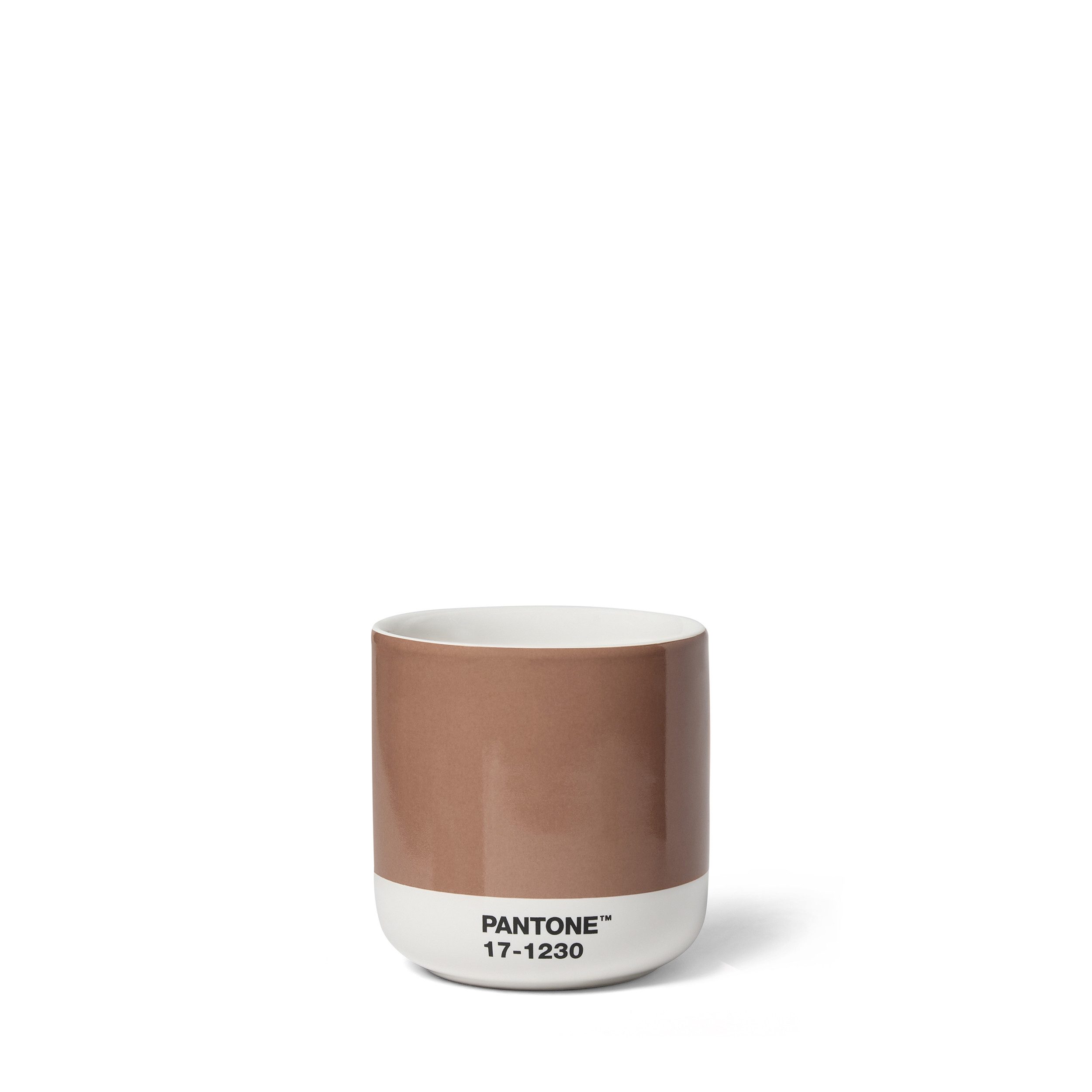 PANTONE Thermotasse Thermobecher Cortado, 190ml, Mocha Mousse 17-1230, Color of the Year 2025