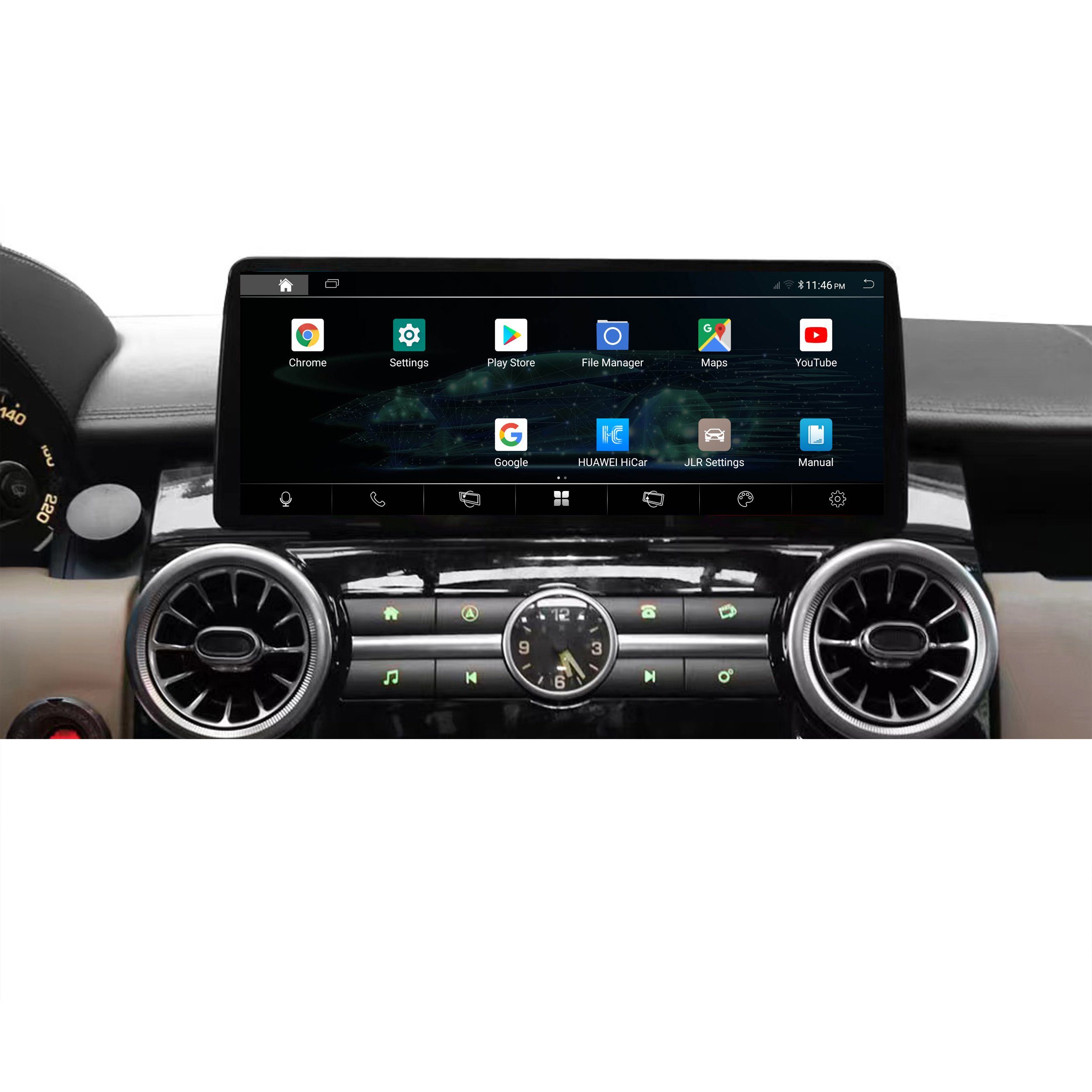 12,3 Touchscreen Für " DENSO Discovery Android Einbau-Navigationsgerät Land Rover TAFFIO CarPlay 4