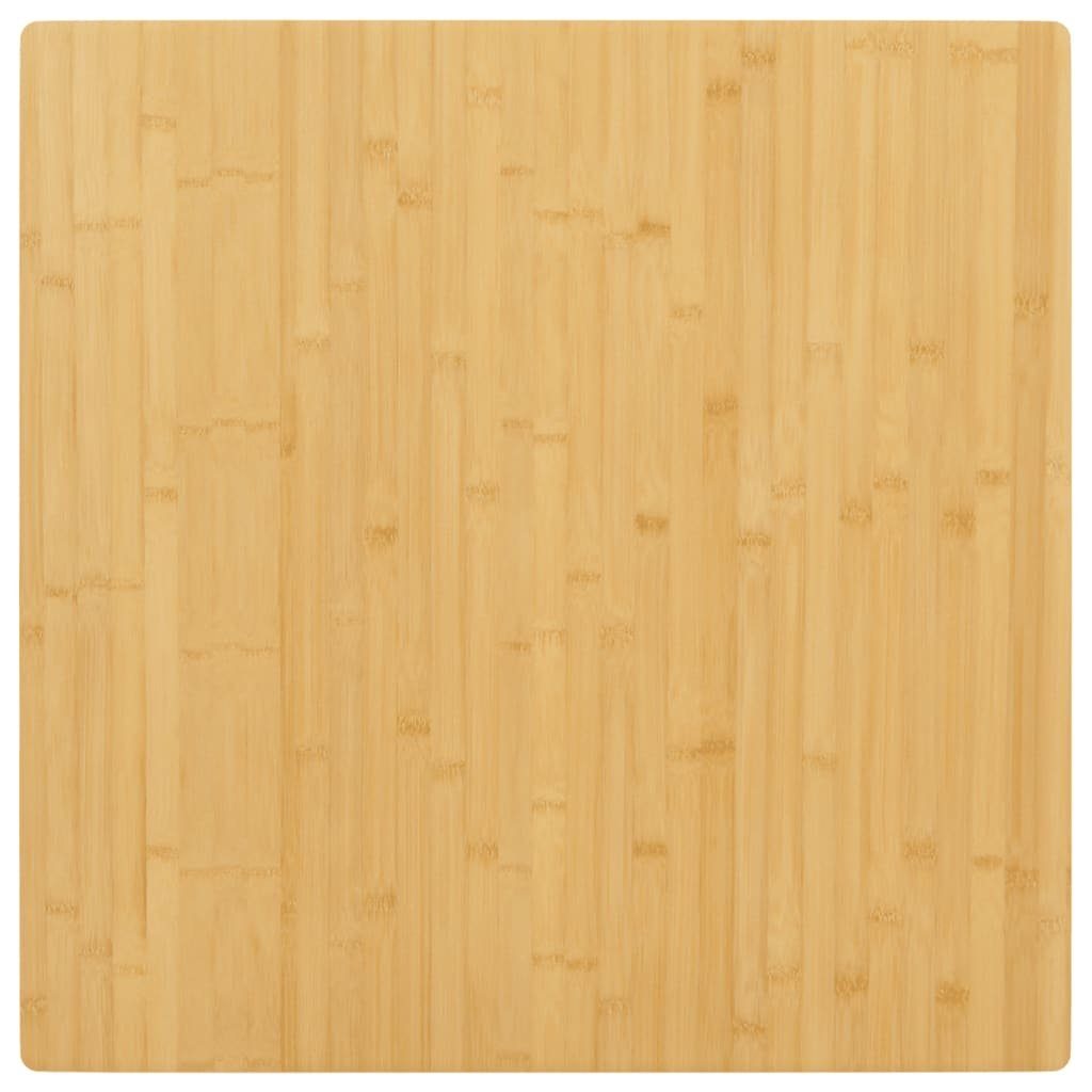 furnicato Tischplatte 90x90x2,5 cm Bambus (1 St)