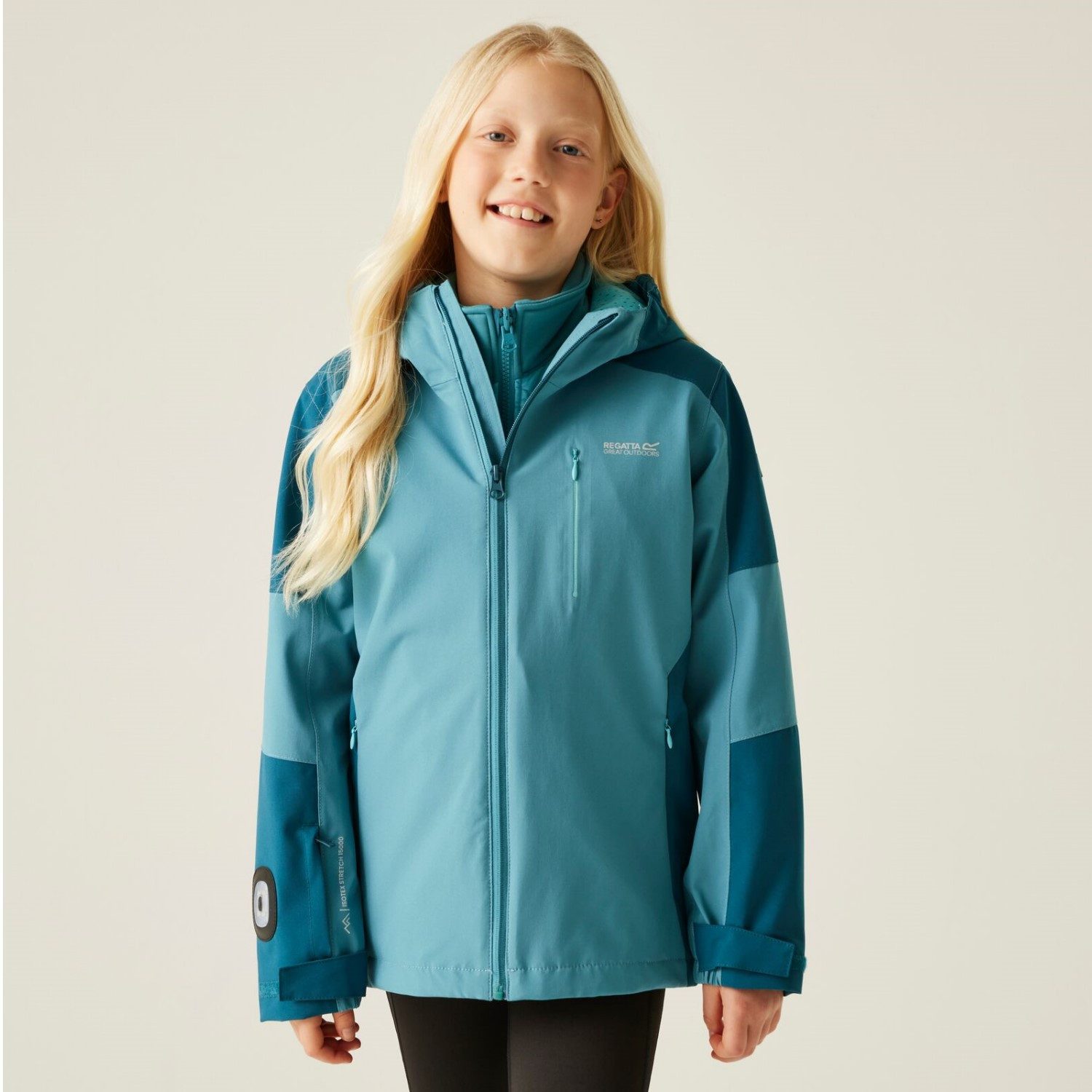 Regatta Funktionsjacke Trekktain 3 in 1 Jacke / Outdoorjacke Wasserdicht mit Kapuze
