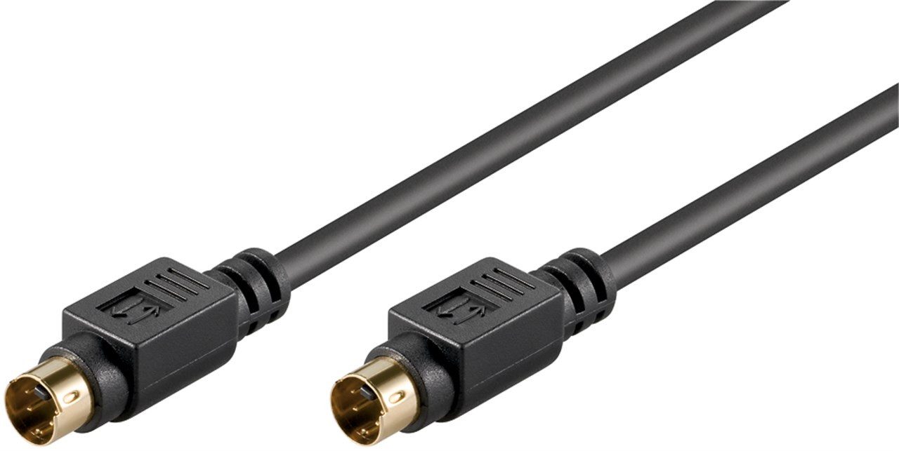 Goobay Goobay S-Video-Verbindungskabel, einzeln geschirmt, 2,0m Audio- & Video-Adapter, 200 cm