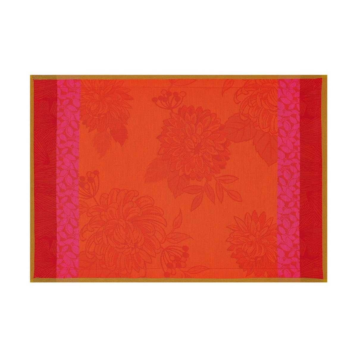 Le Jacquard Francais Platzset Tischsets (2x Set) Parfums De Bagatelle Capucine 38x54 cm, (Set, 2-St), fleckabweisend