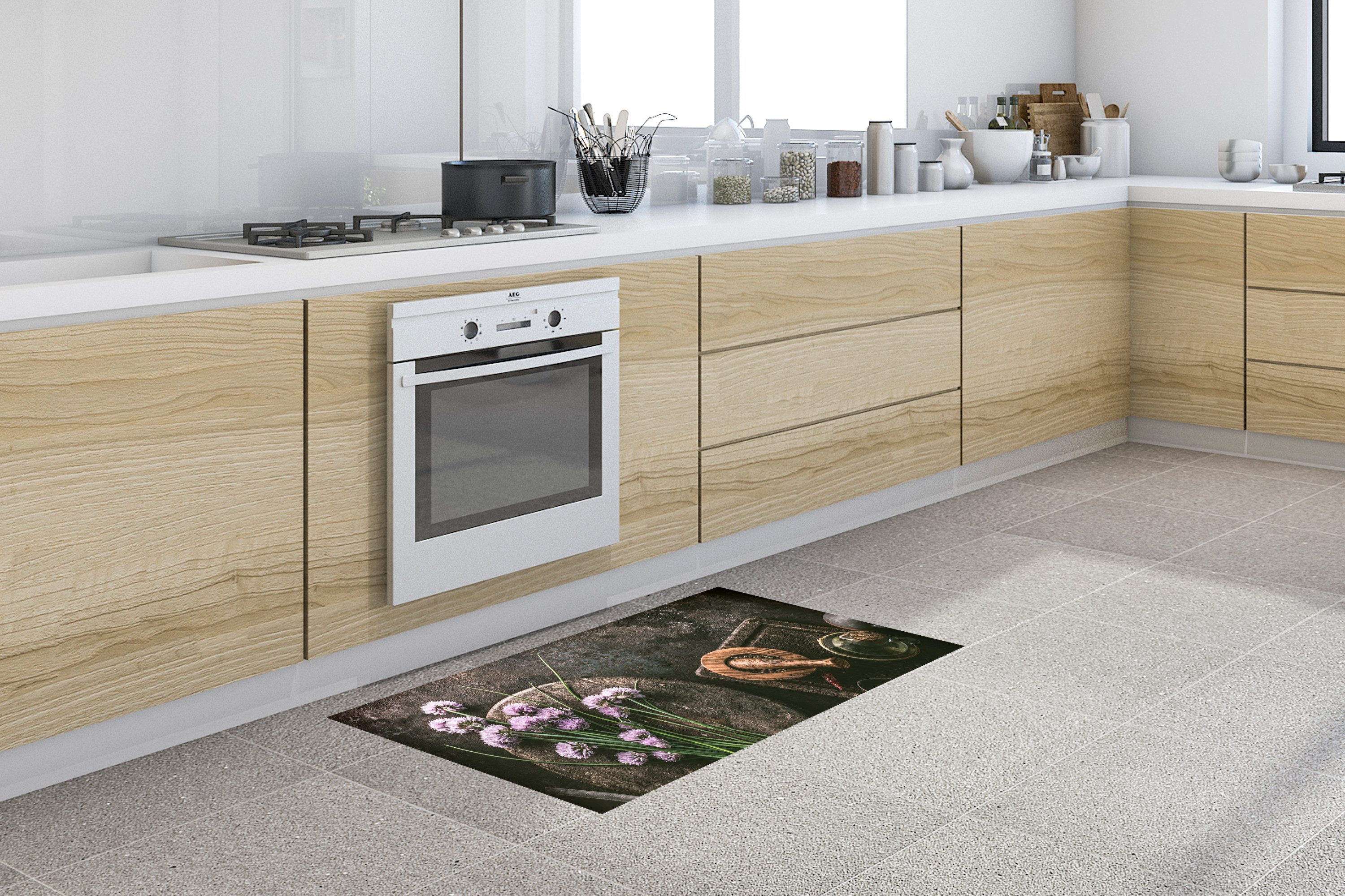 MuchoWow Küchenläufer Schnittlauch - Küche - günstig online kaufen