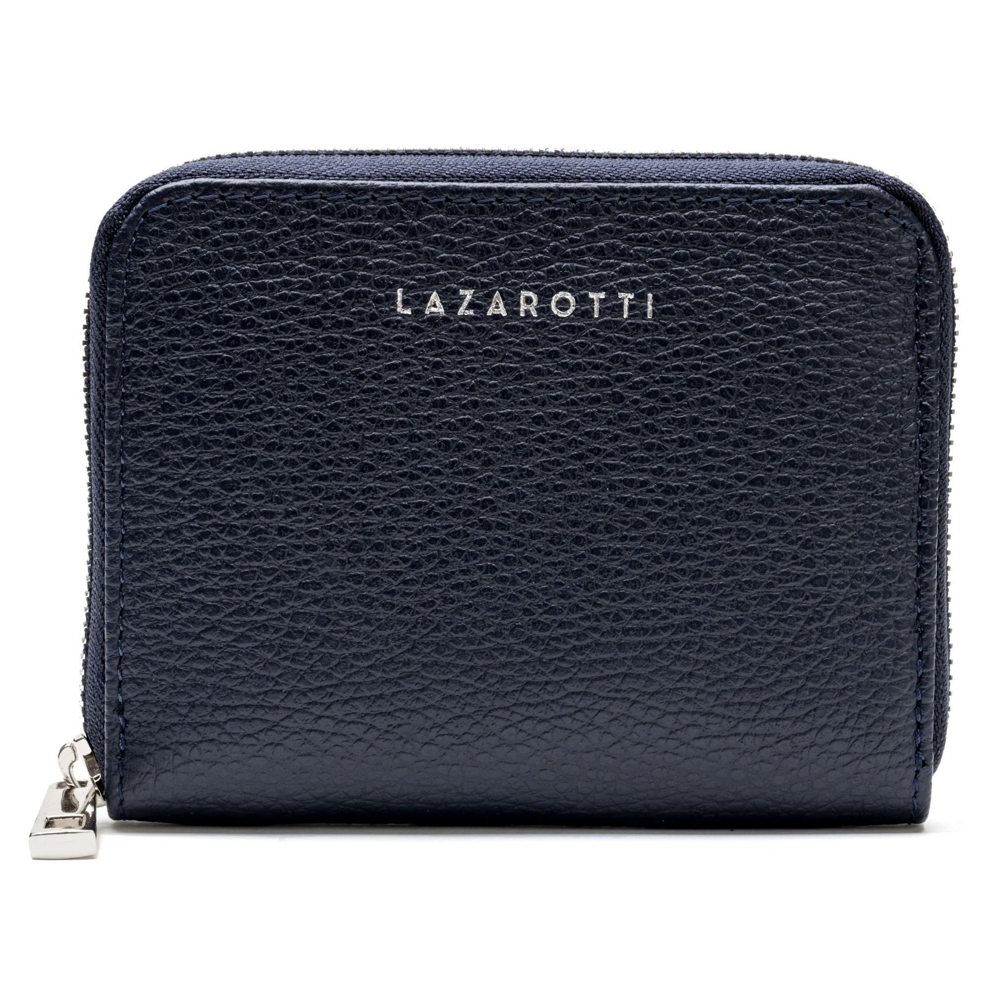 Lazarotti Geldbörse Milano Leather, Leder blue