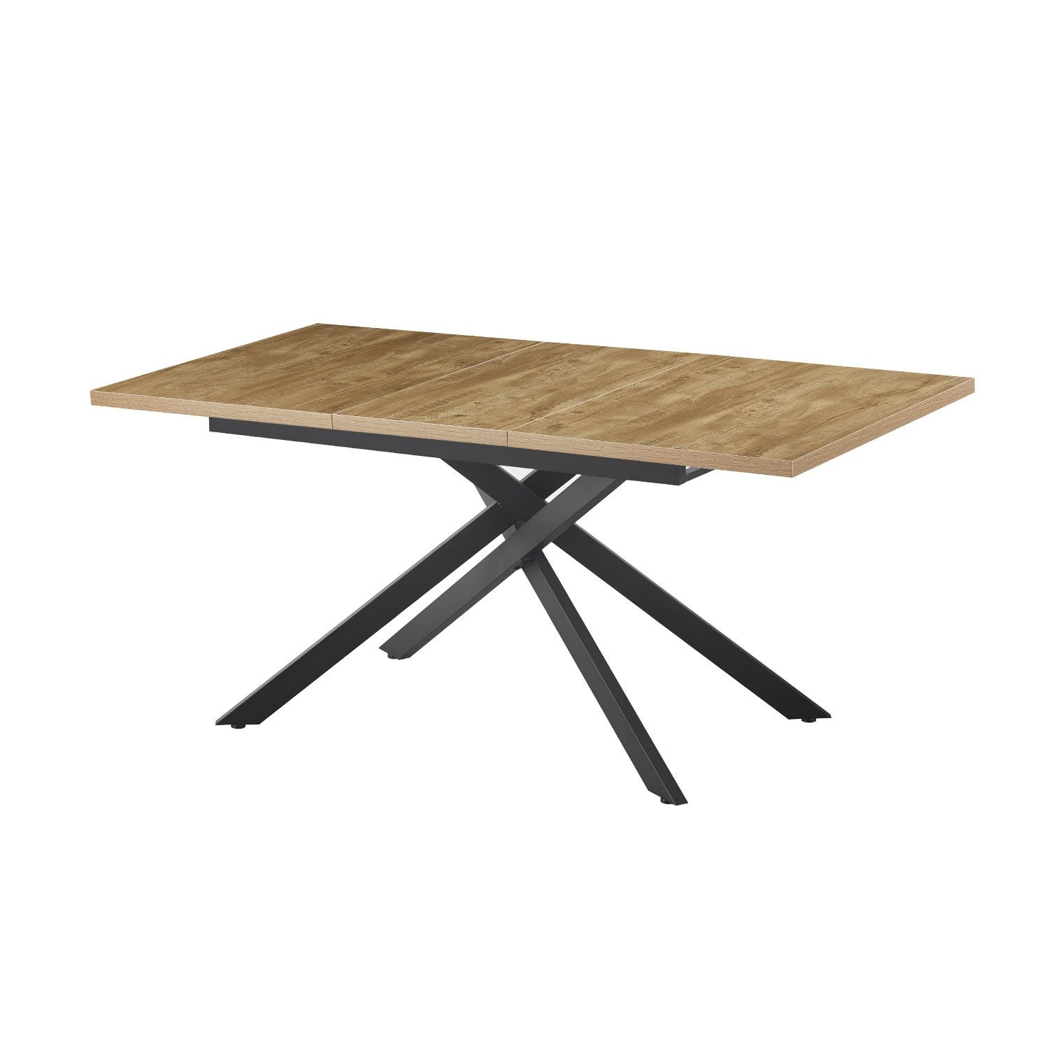 B&D home Esstisch LARS, X-Gestell, ausziehbar, 120-160cm, 4-6 Personen