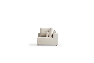 JVmoebel Ecksofa Weiße L-Form Couch Wohnzimmerkombination Modern Sofa, Made in Europe