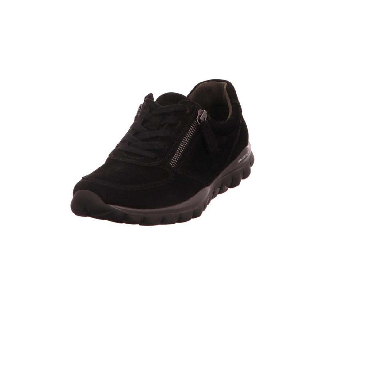 Komfort Schnürer für Damen in schwarz Schnürschuh