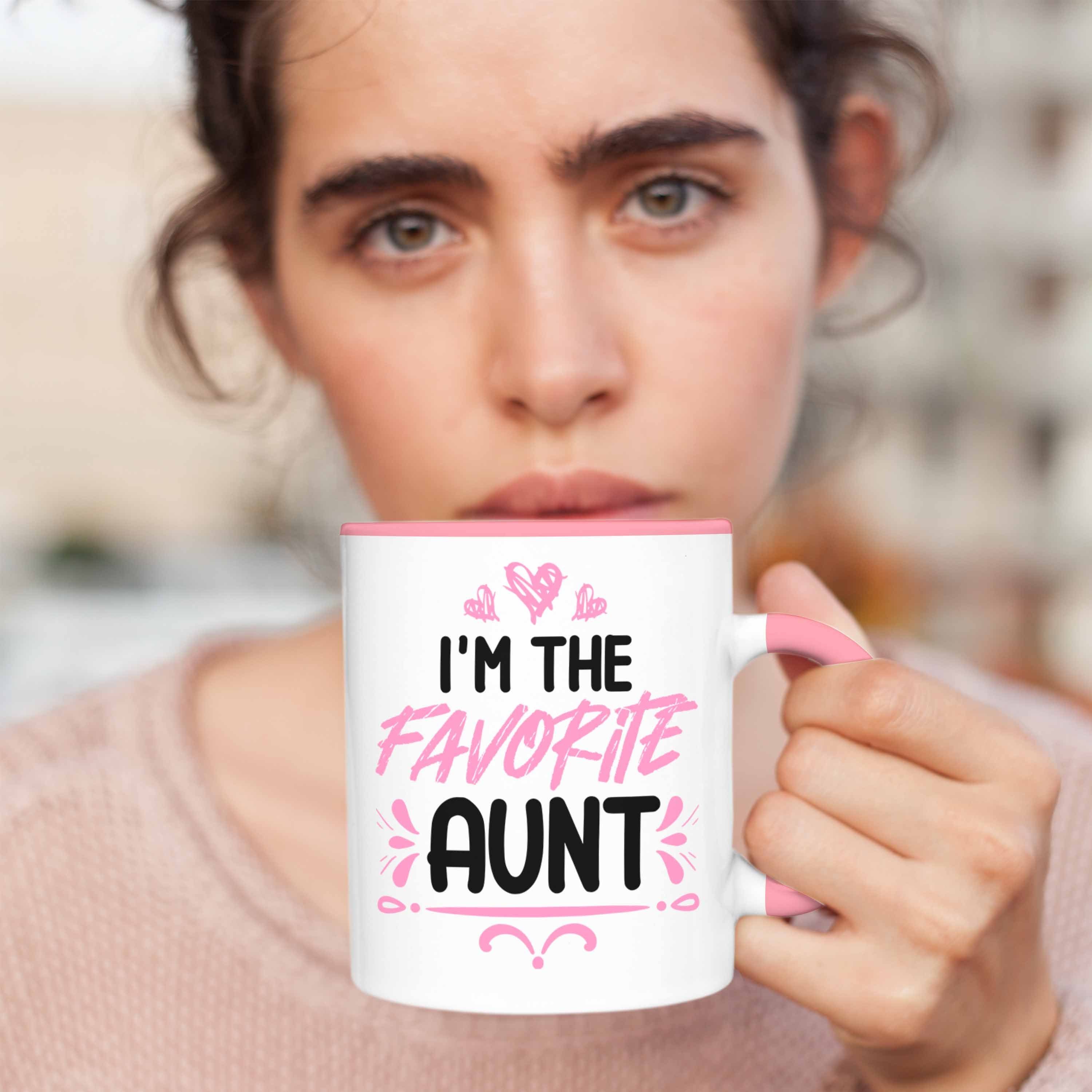 - Trendation I'm Welt The der Trendation Aunt Geschenk Favorite Tasse Tante Tasse Beste Rosa