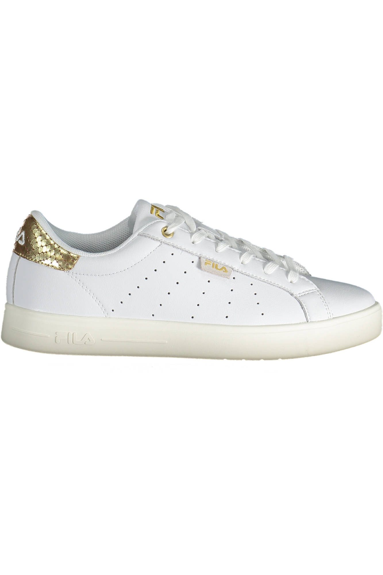 Fila Sneaker Damen-Sportschuh Weiß mit Schnürsenkeln &