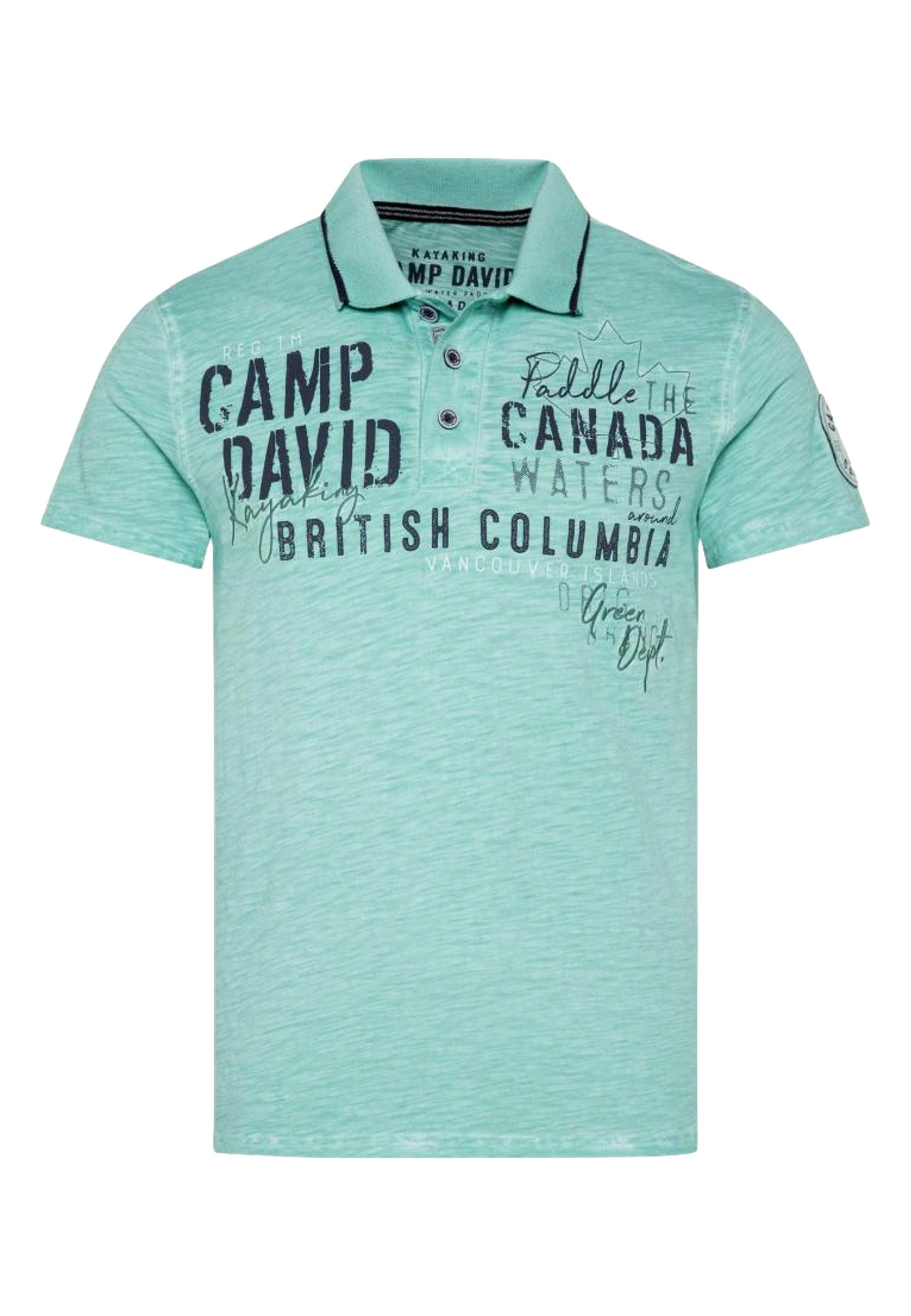 CAMP DAVID Poloshirt Poloshirt Kurzarmshirt (1-tlg., günstig online kaufen