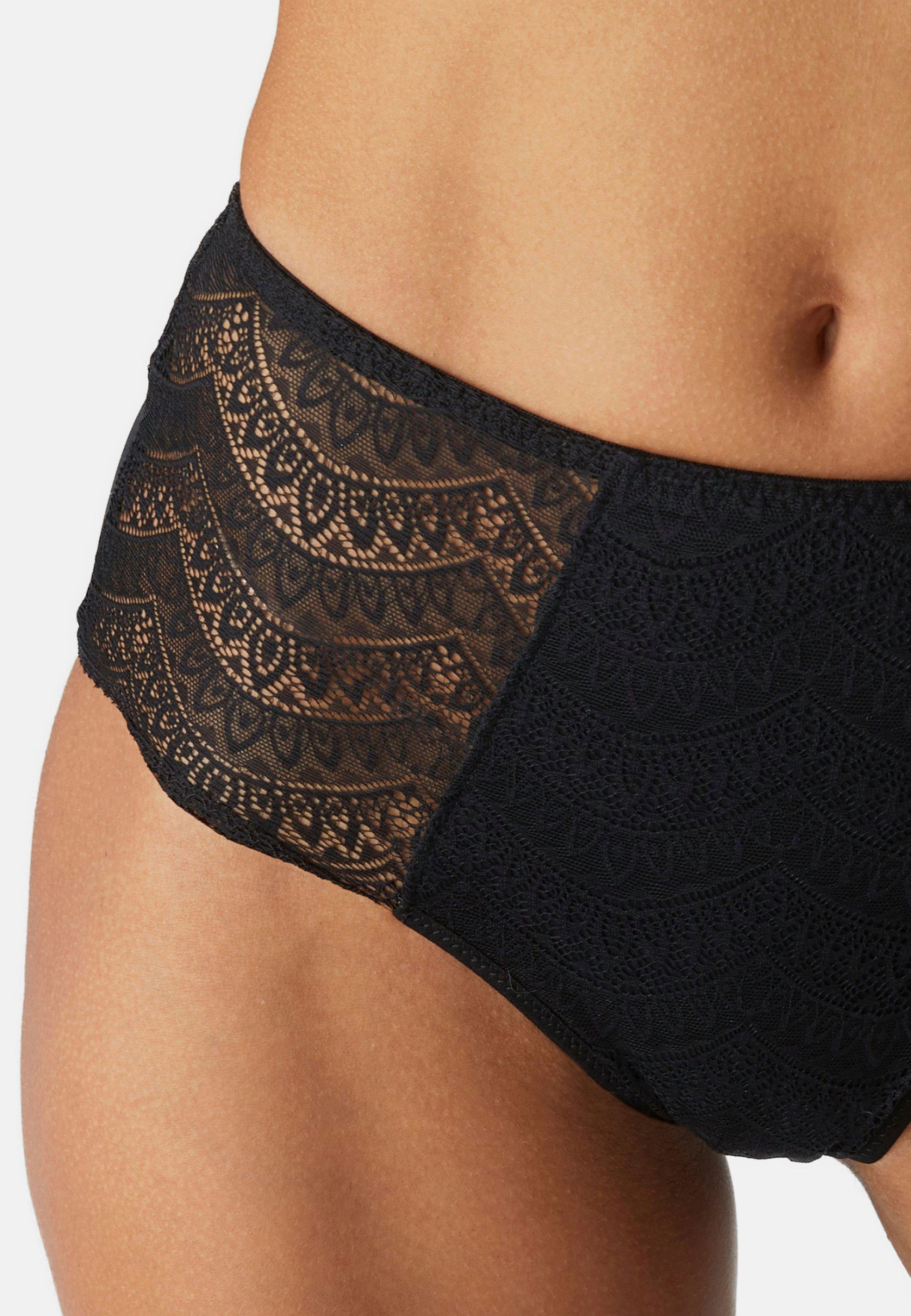 SIMONE PERELE Taillenslip - Taillen Karma (1-St) Schwarz Mit grafischer Slip Spitze