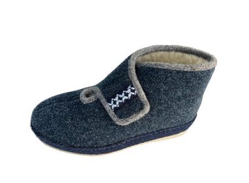 SCHAWOS SCHAWOS Damen Hauschuh 2060-8 blau/grau Hausschuh