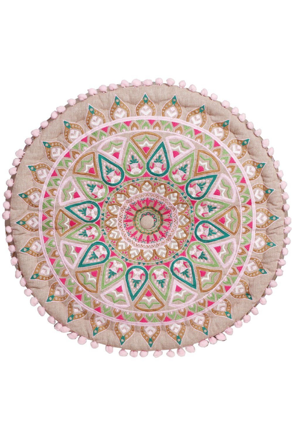 Marrakesch Orient & Mediterran Interior Pouf Orientalische Sitzhocker Pouf Dekoration Badar -1- (1-St), Handarbeit