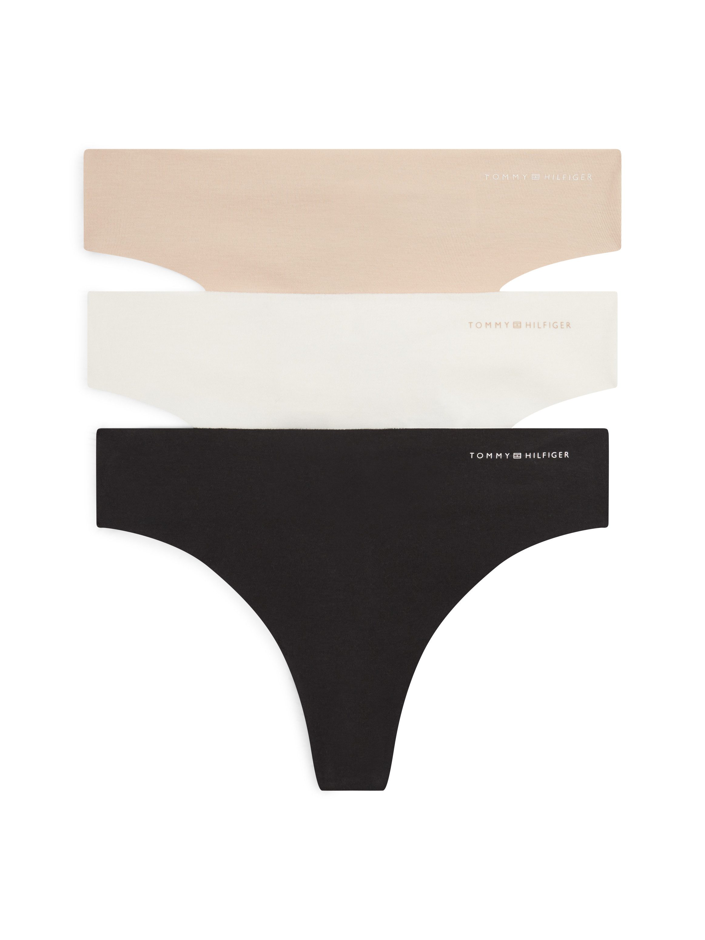 Tommy Hilfiger Underwear Tanga (3-St) Körpernahe Passform mit elastischem Bund