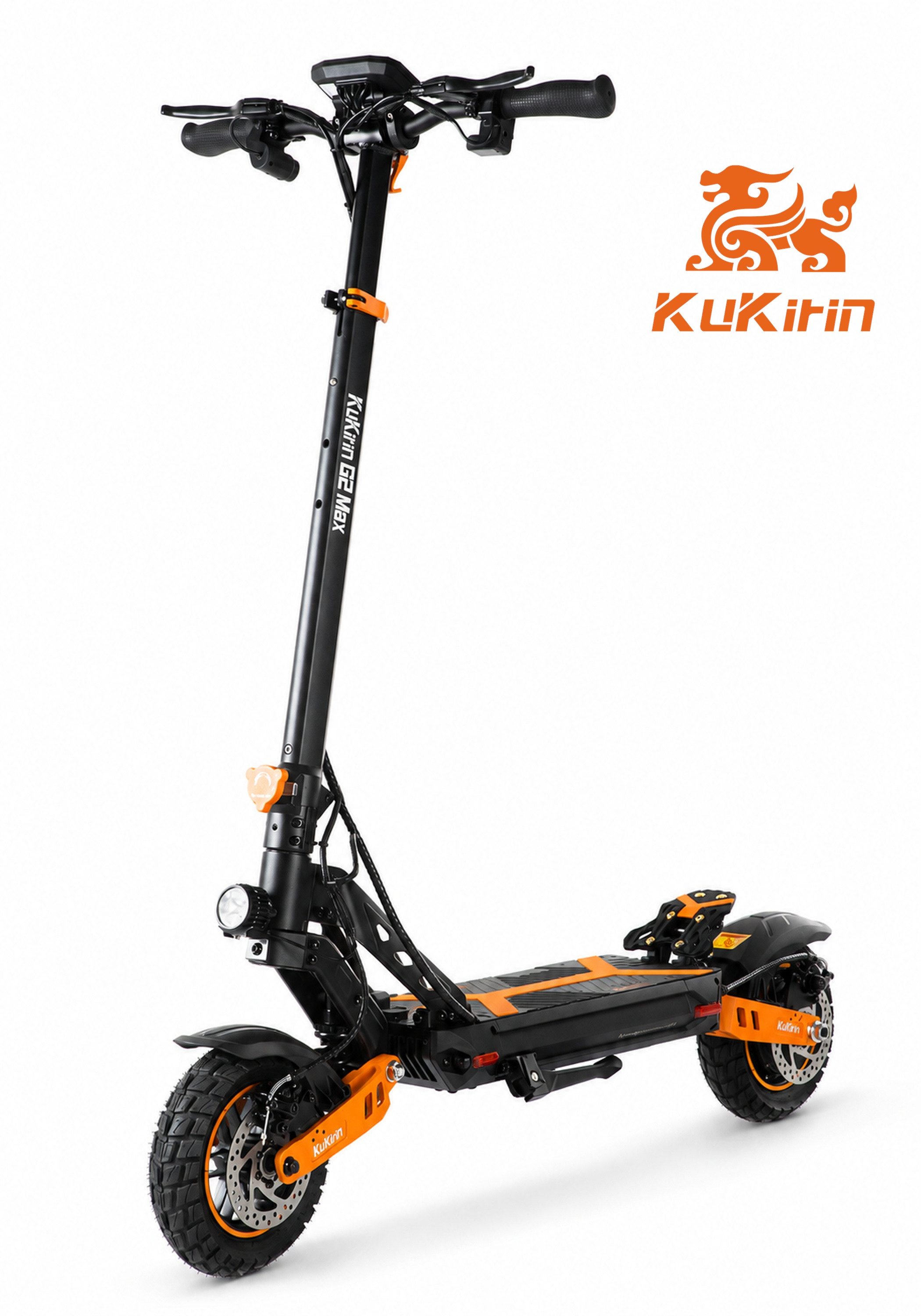 Vankel E-Scooter Kukirin G2 Pro 624Wh 48V 13Ah Max.55km 10 Zoll Offroad-Reifen, Faltbarer Elektro-Scooter mit Doppelscheibenbremse, LCD-Display