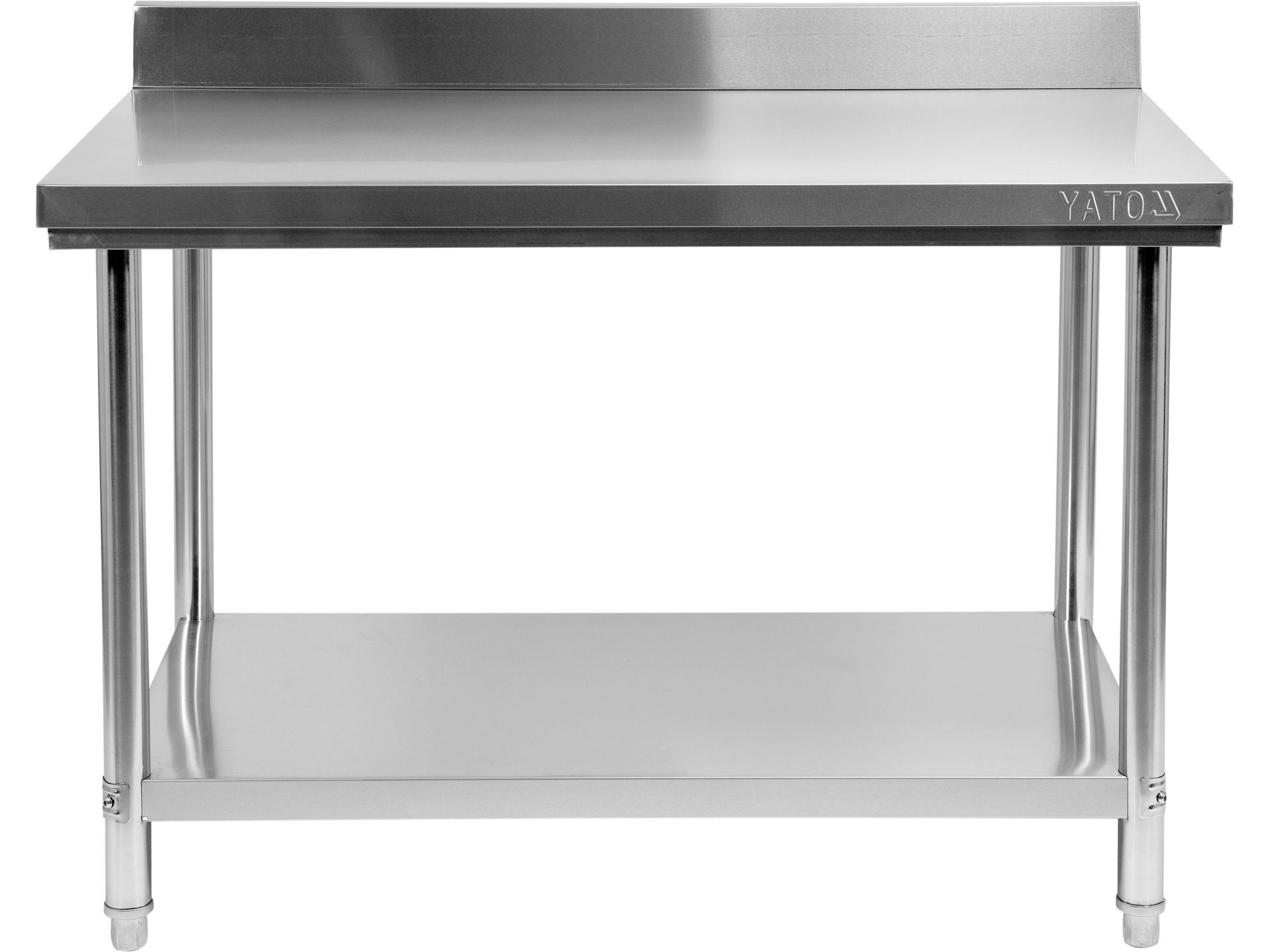 TRIZERATOP Arbeitstisch Edelstahl Arbeitstisch mit Regal 120x70x85+10 cm (Edelstahl Arbeitstisch mit Regal 120x70x85+10 cm, Edelstahl Arbeitstisch mit Regal 120x70x85+10 cm)