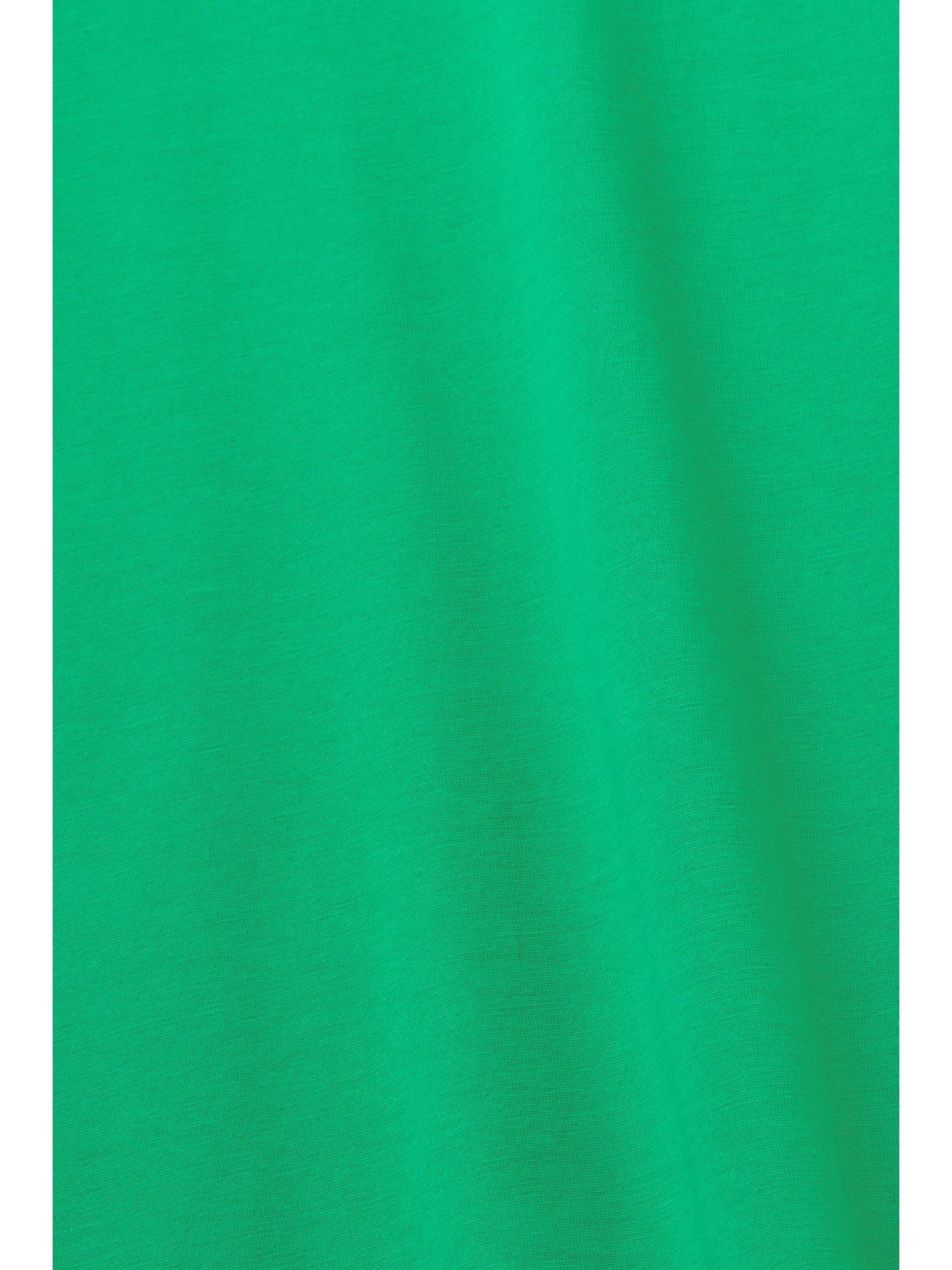 Slim T-Shirt Pima-Baumwoll-T-Shirt Collection Esprit im Fit GREEN (1-tlg)