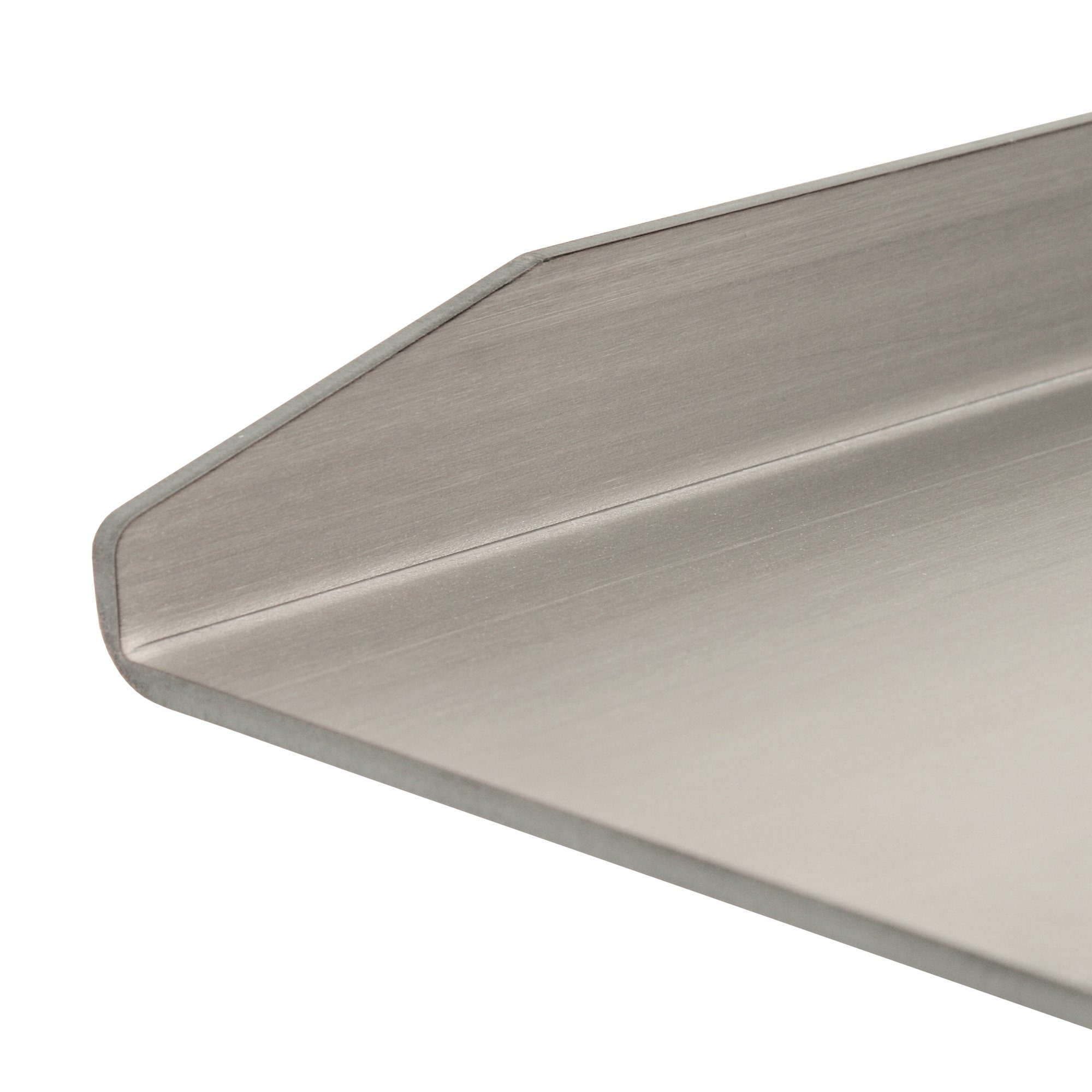 BBQ-Toro Grillplatte Edelstahl Grillplatte, 30 x 40 cm, BBQ Grill Plancha für Steak, Spiege