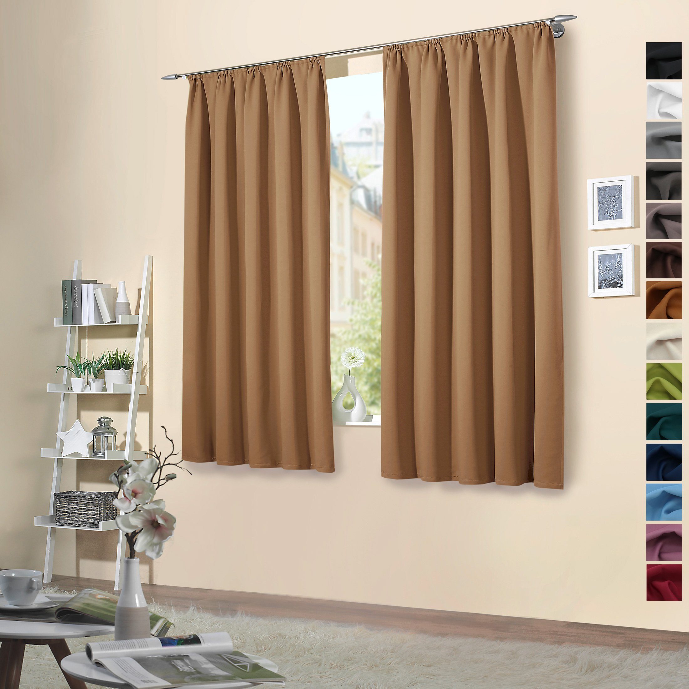 heimtexland Verdunkelungsvorhang Verdunklungsgardinen Thermo Vorhänge blick günstig online kaufen