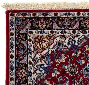 Orientteppich Perser - Isfahan - Premium - 101 x 71 cm - dunkelrot, morgenland, rechteckig, Höhe: 6 mm, Wohnzimmer, Handgeknüpft, Einzelstück mit Zertifikat