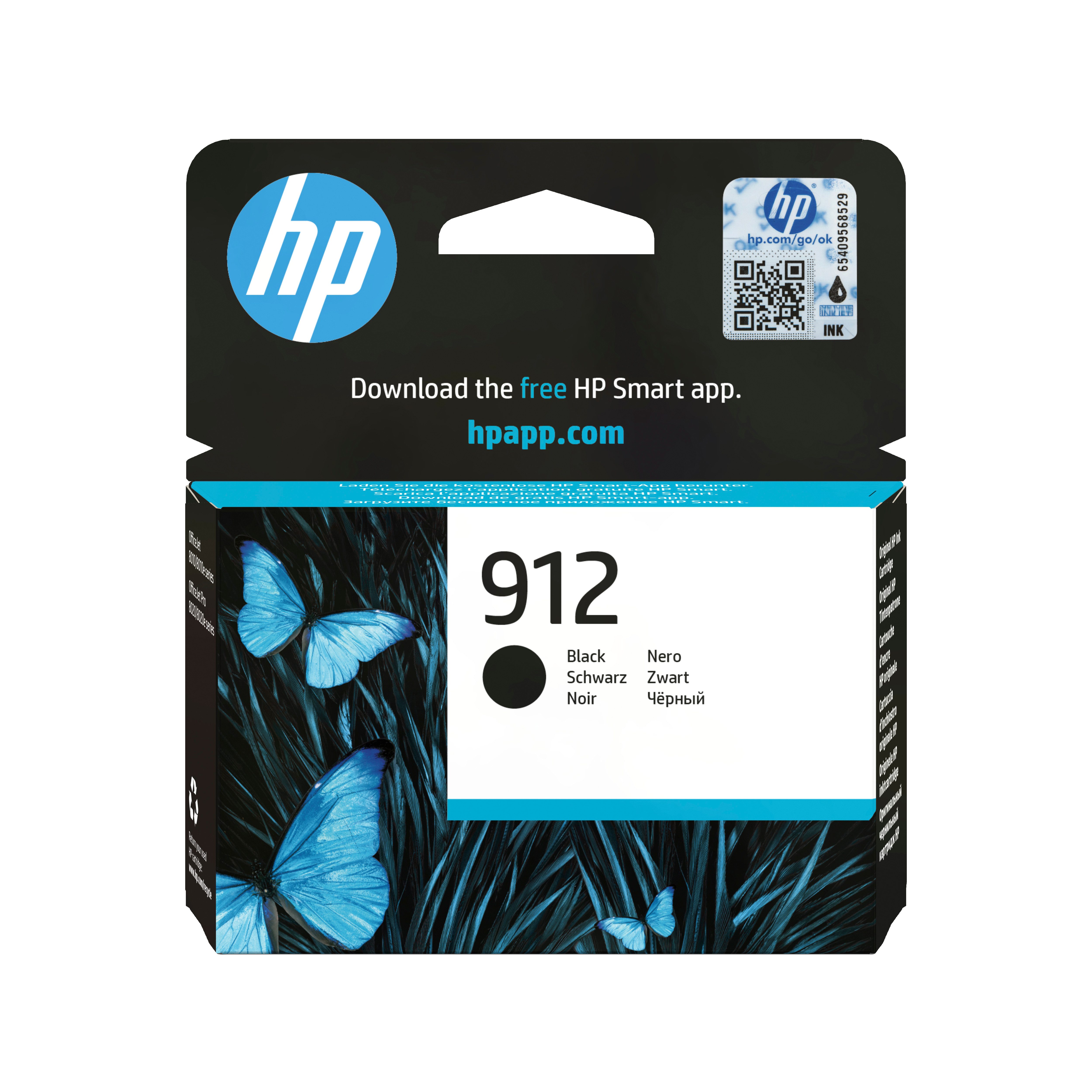 HP HP Tintenpatrone Nr. 912 3YL80AE Schwarz (ca. 300 Tintenpatrone