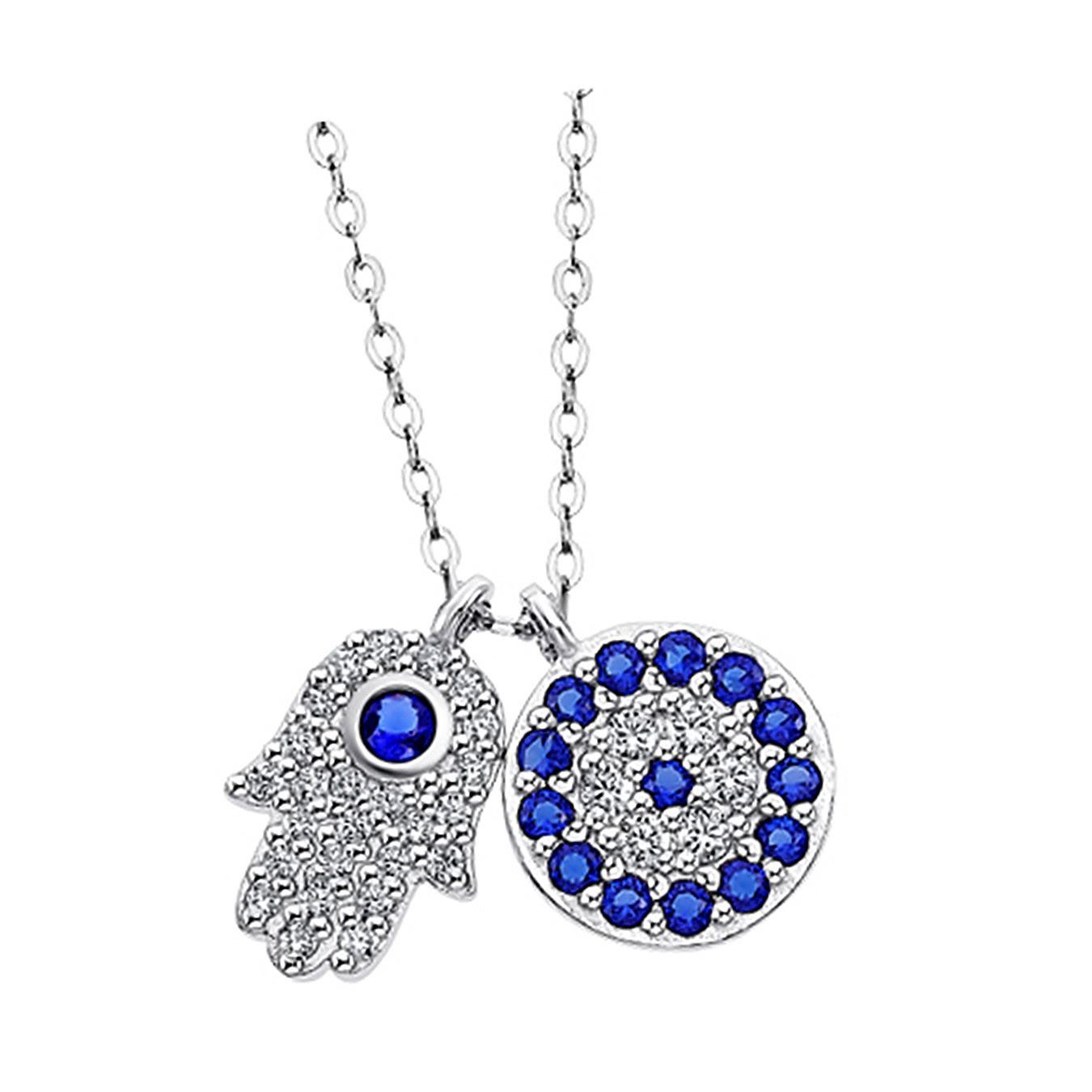 Legierung Geschenke Schmuck Blaue Augen Halskette Evil Eye