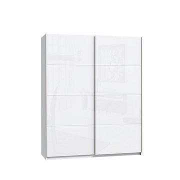 freiraum Schwebetürenschrank Starlet Plus in Weiß/ Weiß Glanz, 170,3x209,7x61,2cm B/H/T