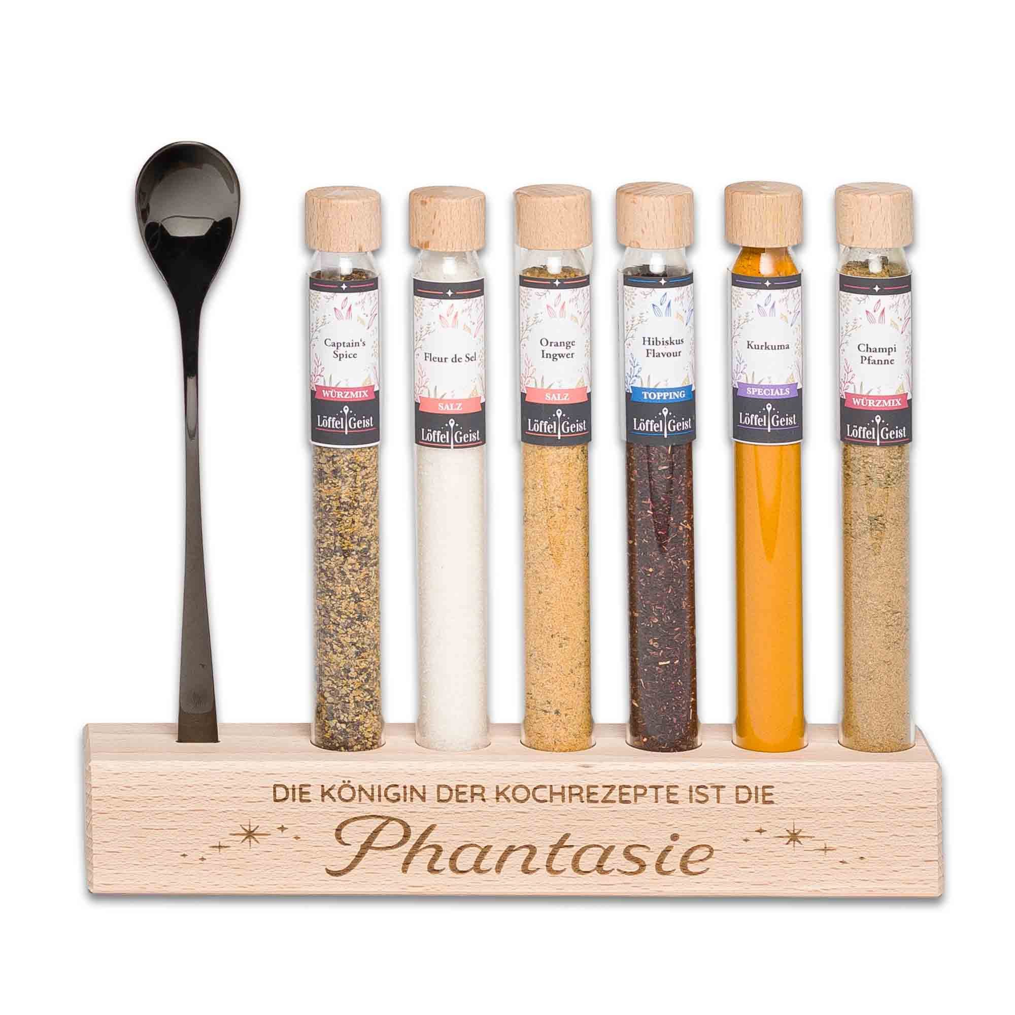 Löffelgeist Lebensmittel-Geschenkset Die Königin der Kochrezepte