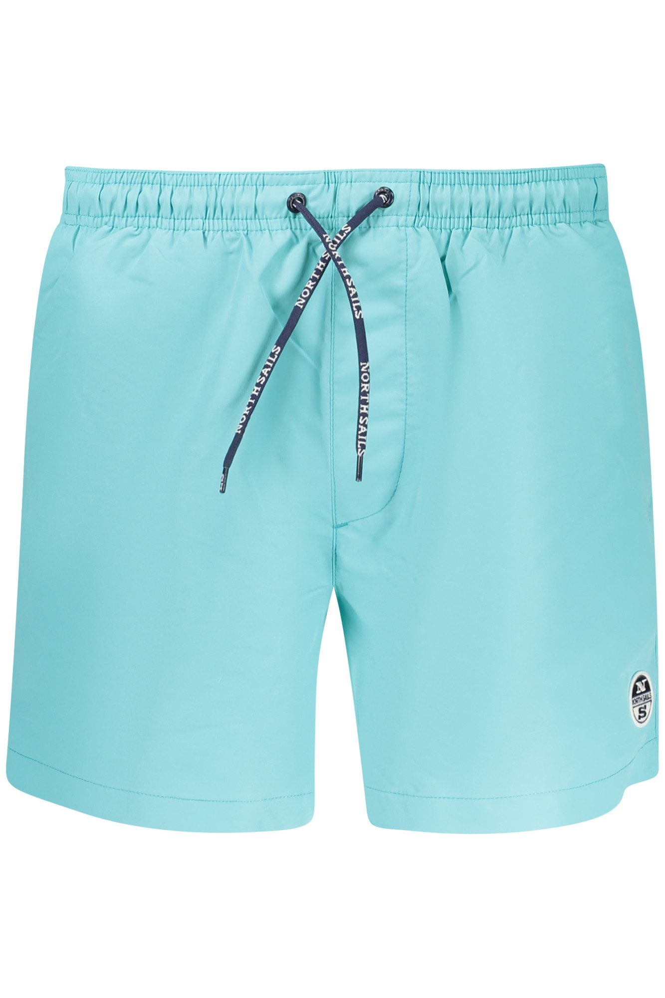 North Sails Badeshorts Herren-Badehose Blau: Bequeme Passform mit Kordelzug und Taschen