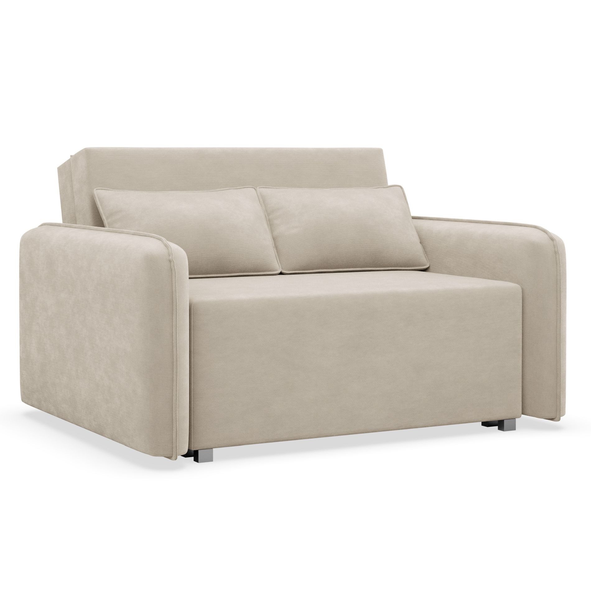 Selsey Schlafsofa, 2-Sitzer Sofa mit Schlaffunktion Bettkasten und pflegeleichtem Bezug
