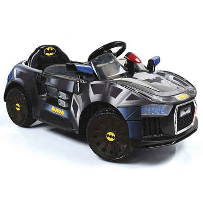 hauck TOYS FOR KIDS Tretfahrzeug E-Batmobil - Schwarz Grau, Elektroauto - elektrisches Auto für Kinder ab 3 Jahren, bis 30 kg