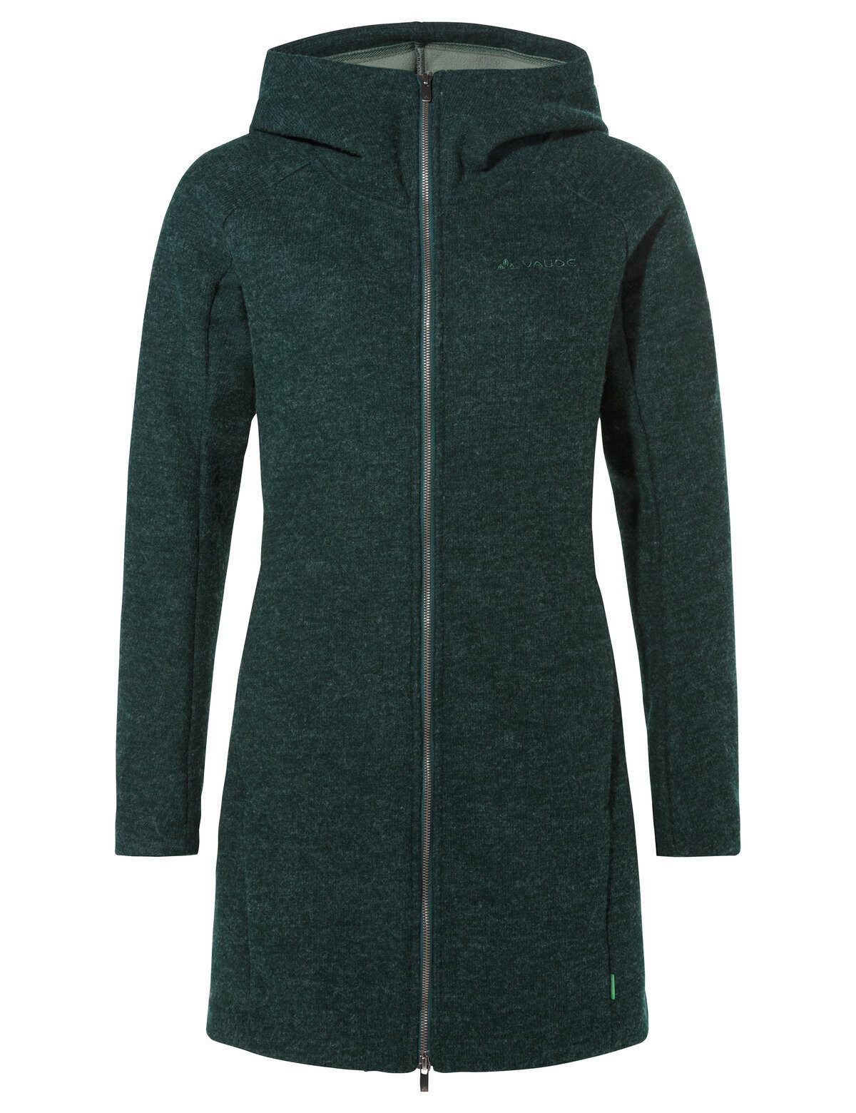 VAUDE Outdoorjacke Women's Tinshan Coat III (1-St) Übergangsmantel aus Wollmix für den Alltag