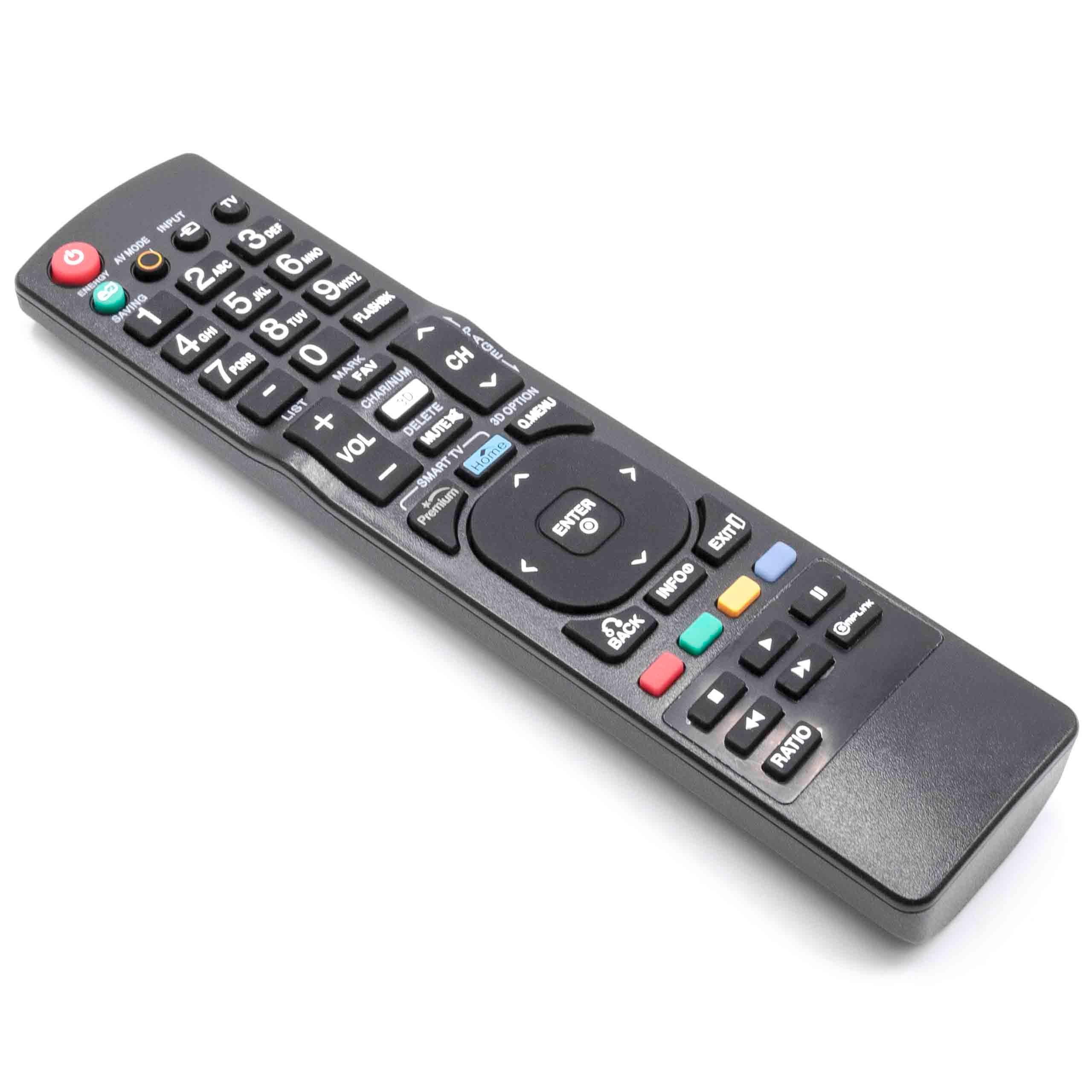 vhbw passend für LG 47LV5500, 47LV5400, 47LK530, 42LW5700, 42LW5600, Fernbedienung