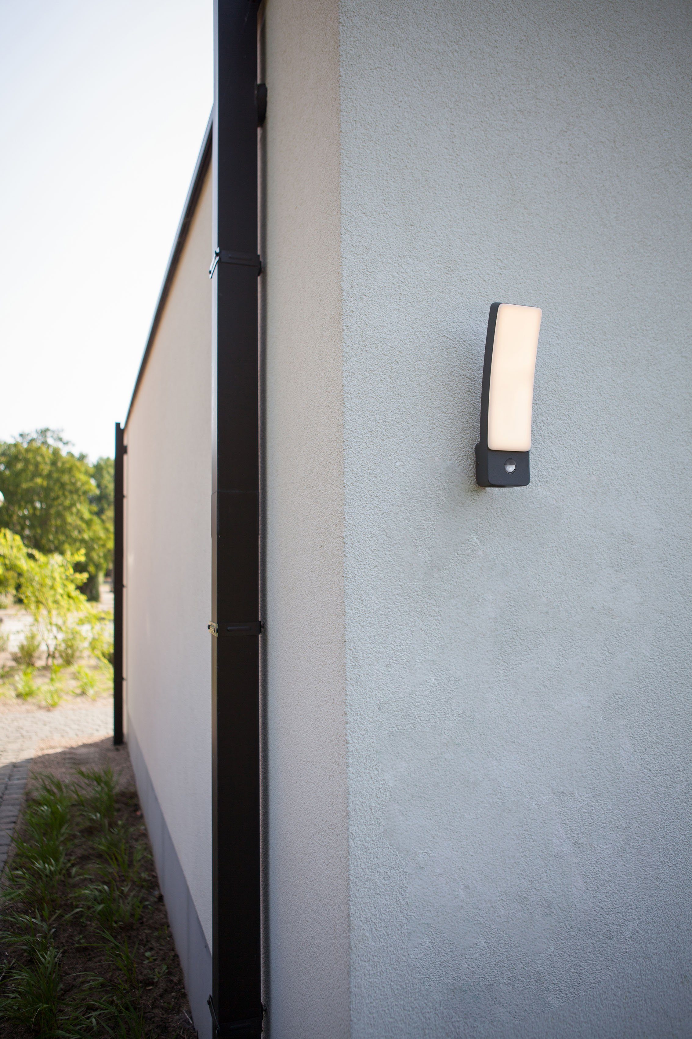 LED KIRA, LUTEC LED fest Außen-Wandleuchte integriert, Neutralweiß
