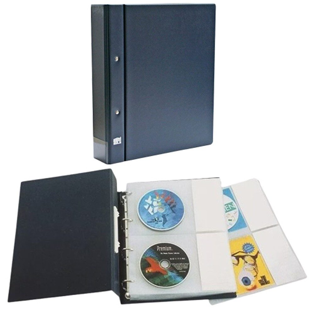 Safe-Album CD-Hülle Sammelalbum CD DVD inkl. 10 Sammelhüllen für 40 DVD Blue Ray