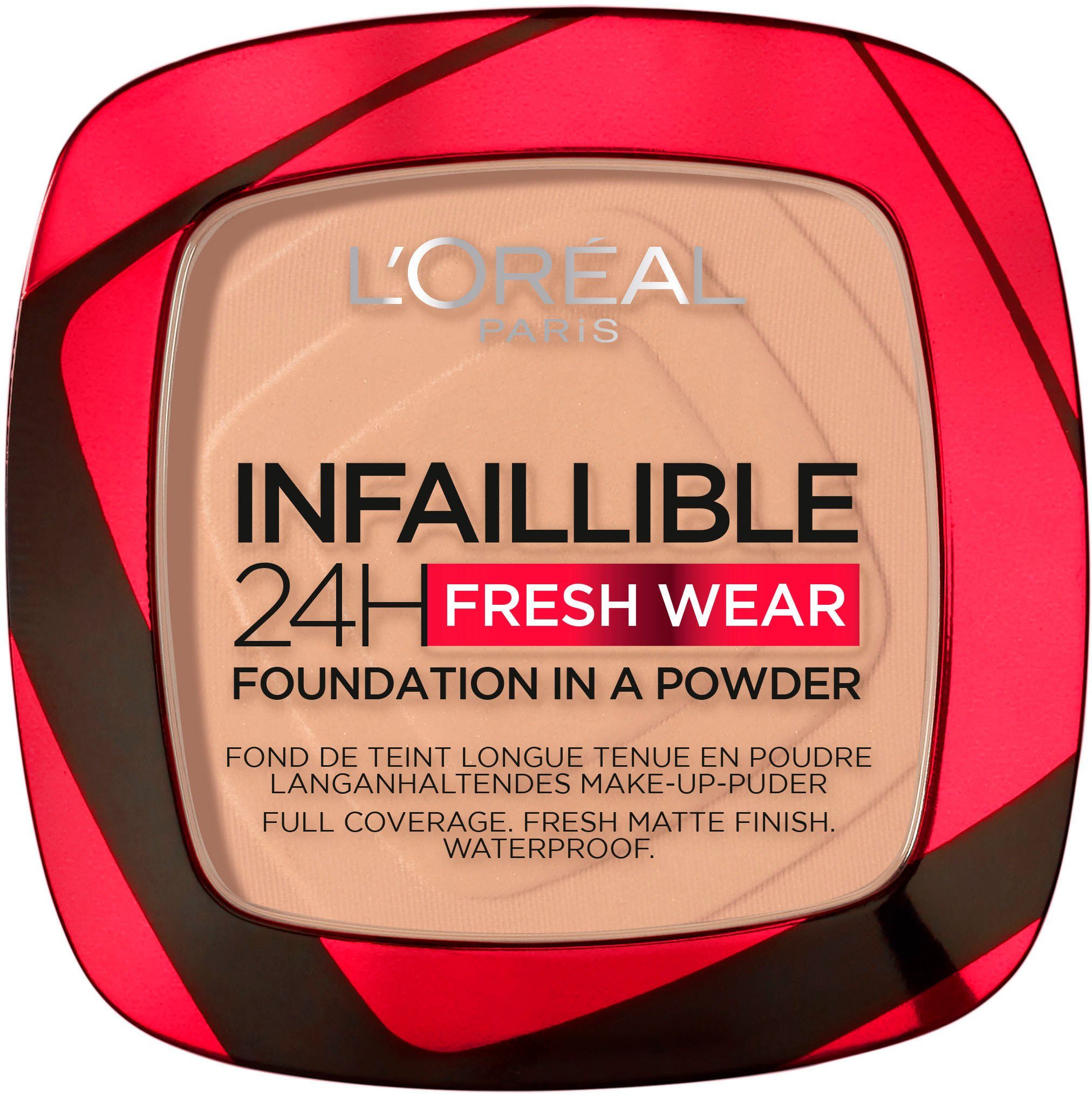 L'ORÉAL PARIS Puder INFAILLIBLE 24H FRESH WEAR FOUNDATION IN A POWDER, mit langanhaltender Formel