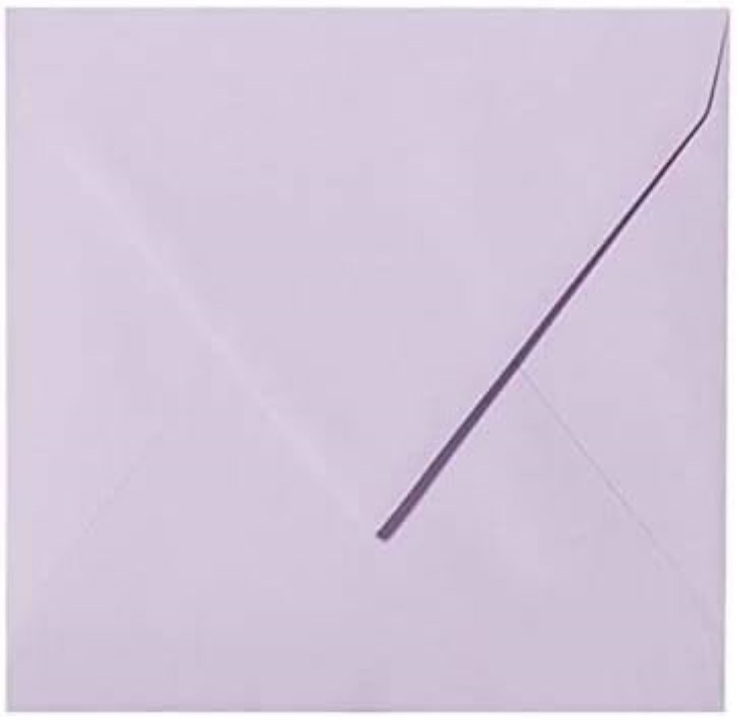 Briefumschläge24Plus Briefumschlag 25 St. 14 x 14 cm Конверти Quadratisch feuchtklebend Flieder, 14 x 14 mm Конверти Recyceltes Material