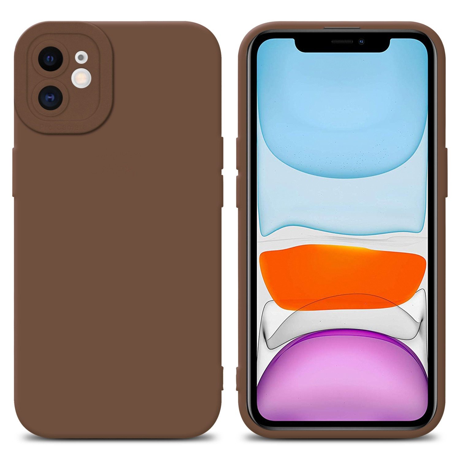 Cadorabo Handyhülle für iPhone 11 Hülle Apple iPhone 11, Hülle Schutzhülle TPU Silikon Case Cover