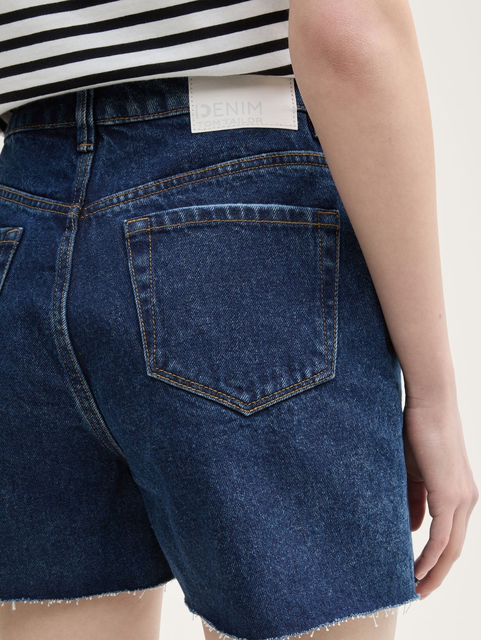 TOM TAILOR Denim Jeansshorts Jeanshosen TTLINLEY MOM Jeans Shorts