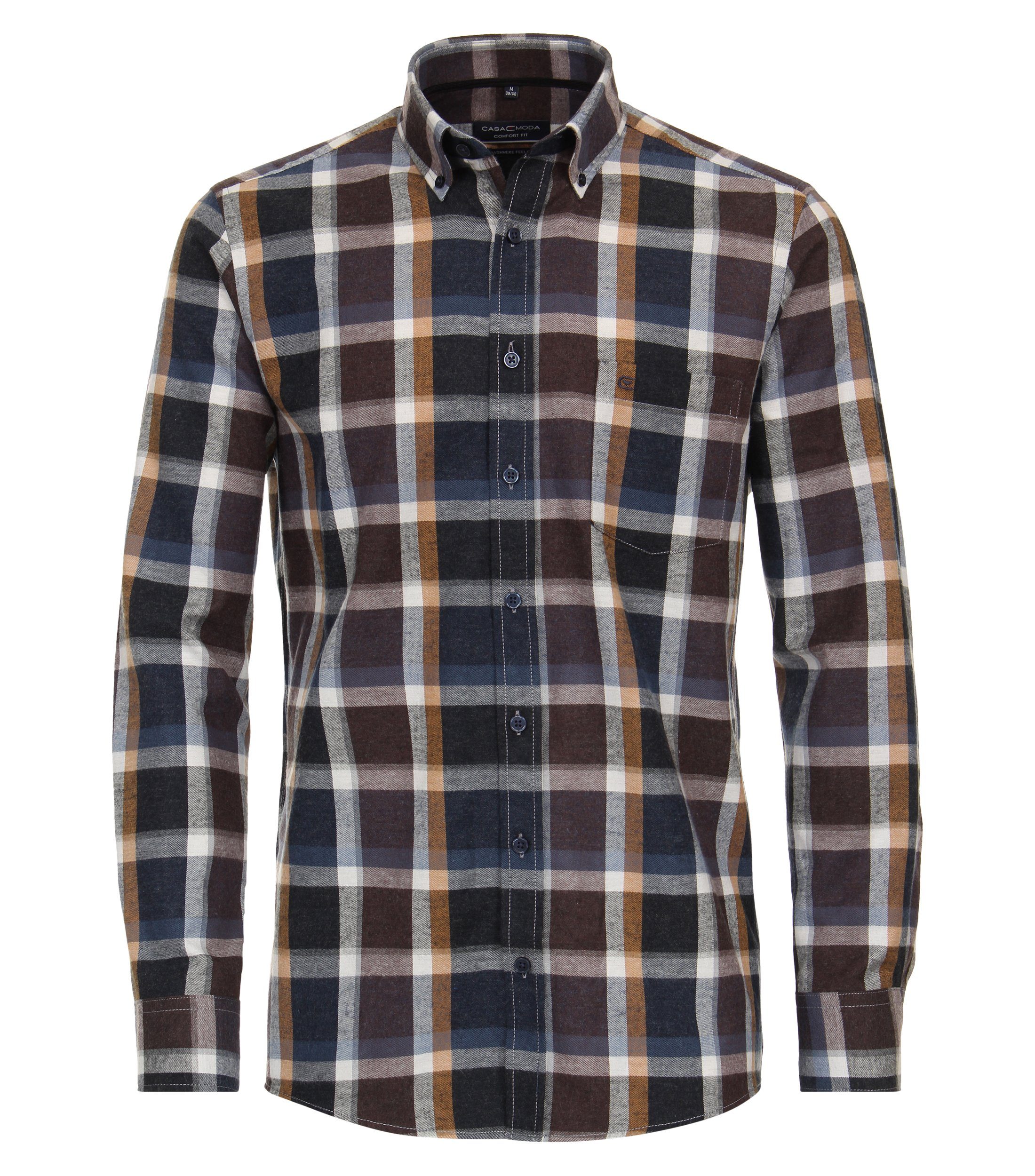 CASAMODA Langarmhemd CASAMODA Freizeithemd kariert günstig online kaufen